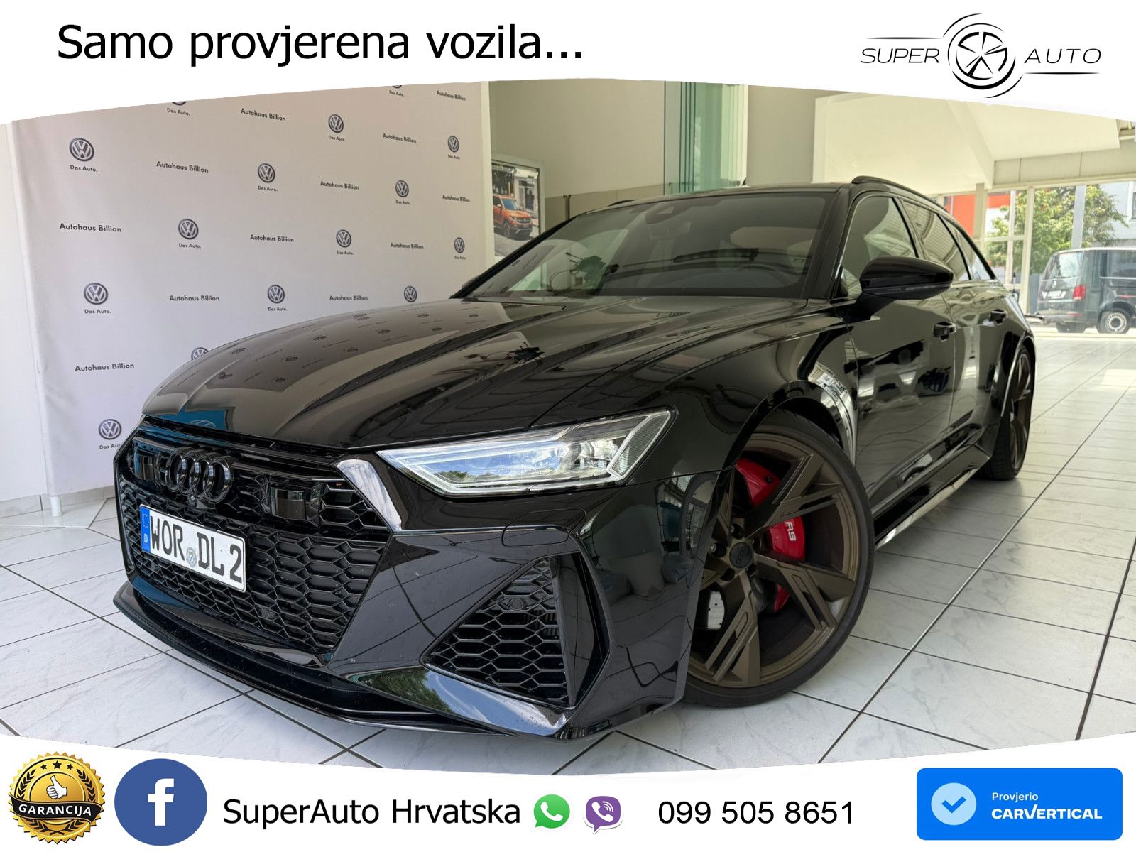 Audi RS6 Avant 4.0 TFSI V8 (600 KS) quattro Tiptronic Kuka LED+GR SJED+ACC