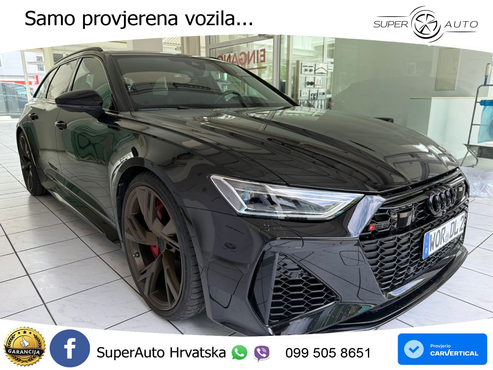 Audi RS6 Avant 4.0 TFSI V8 (600 KS) quattro Tiptronic Kuka LED+GR SJED+ACC