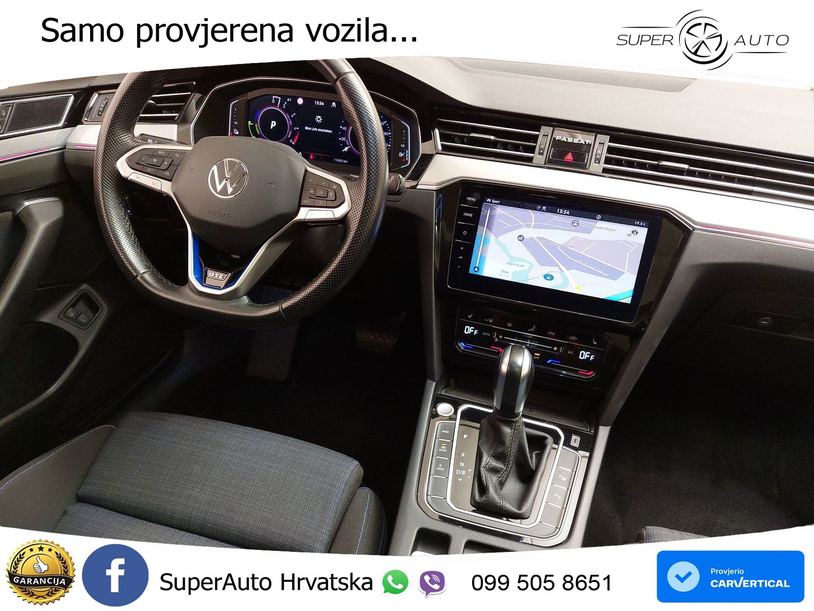 Volkswagen Passat Variant GTE 1.4 TSI (218 KS) DSG ZRAČNI+ACC+GR SJED+KAM+PANO