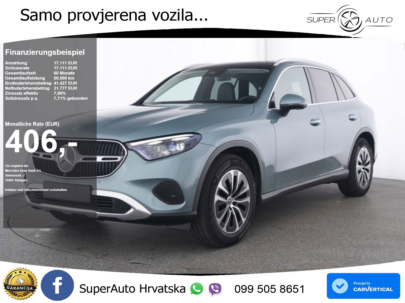 Mercedes GLC 220d (197 KS) 4MATIC 9G-TRONIC Avantgarde