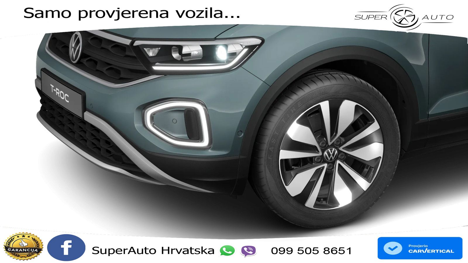 Volkswagen T-Roc 2.0 TDI (150 KS) DSG LED+GR SJED+ACC