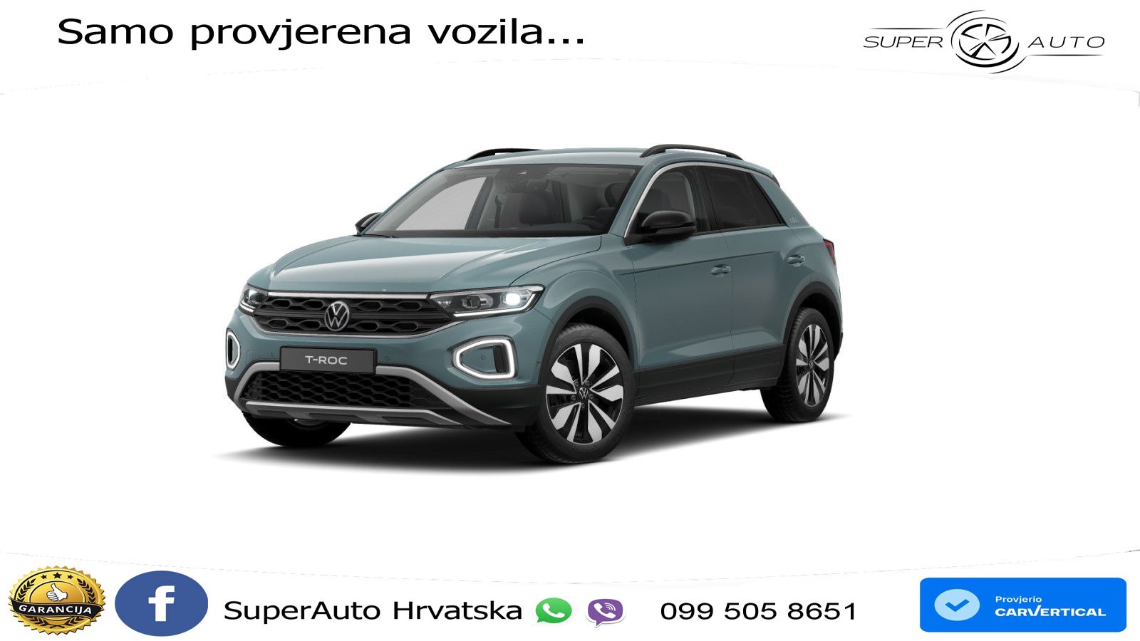 Volkswagen T-Roc 2.0 TDI (150 KS) DSG LED+GR SJED+ACC