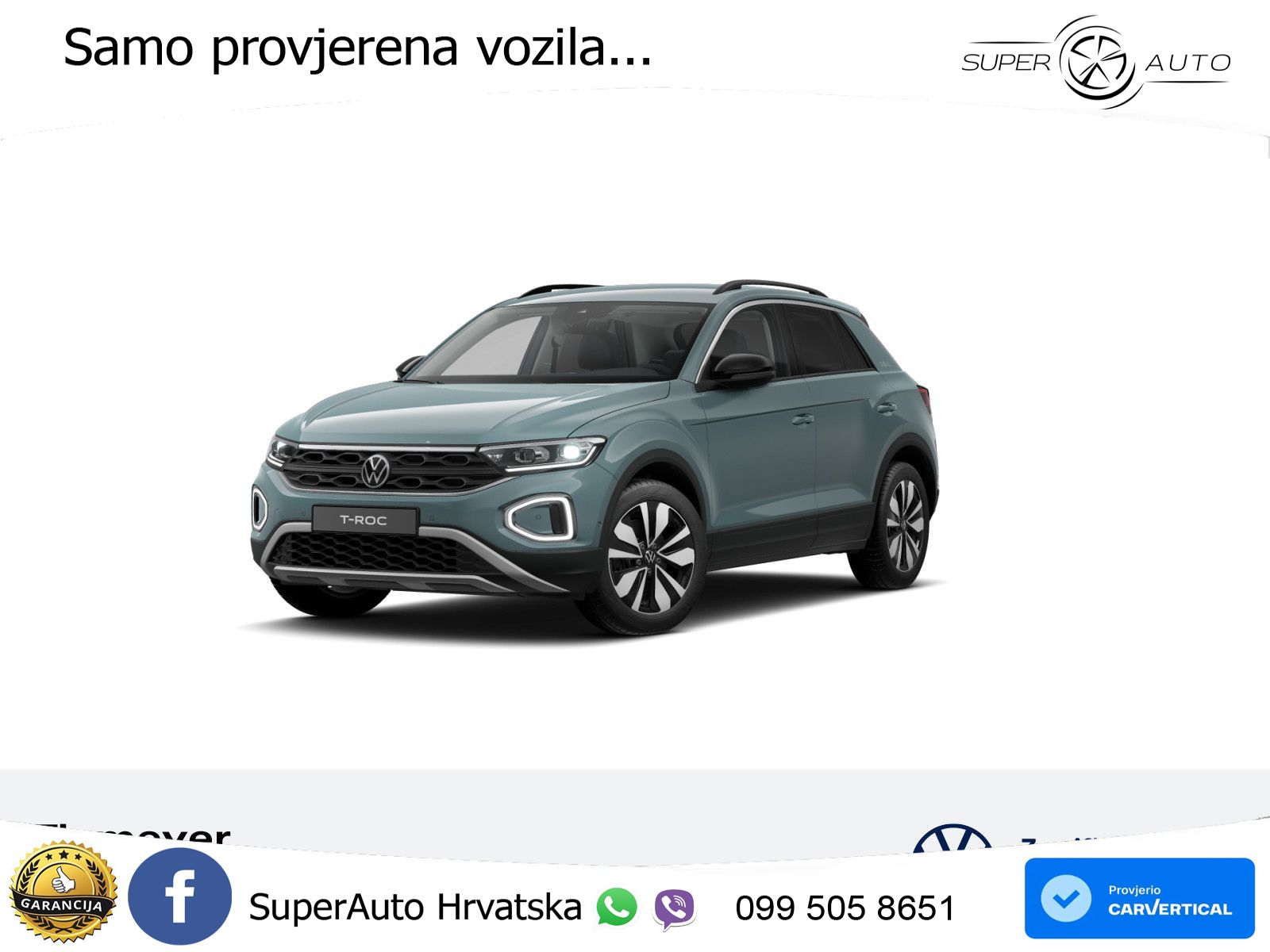 Volkswagen T-Roc 2.0 TDI (150 KS) DSG LED+GR SJED+ACC