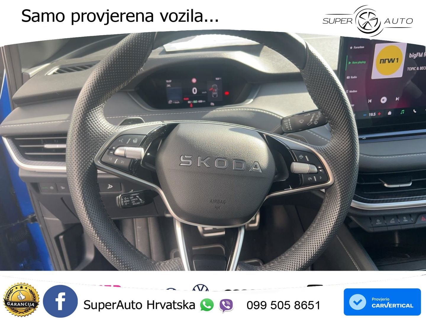 Škoda Enyaq iV 85 82 kWh (286 KS) SportLine LED+GR SJED+ACC