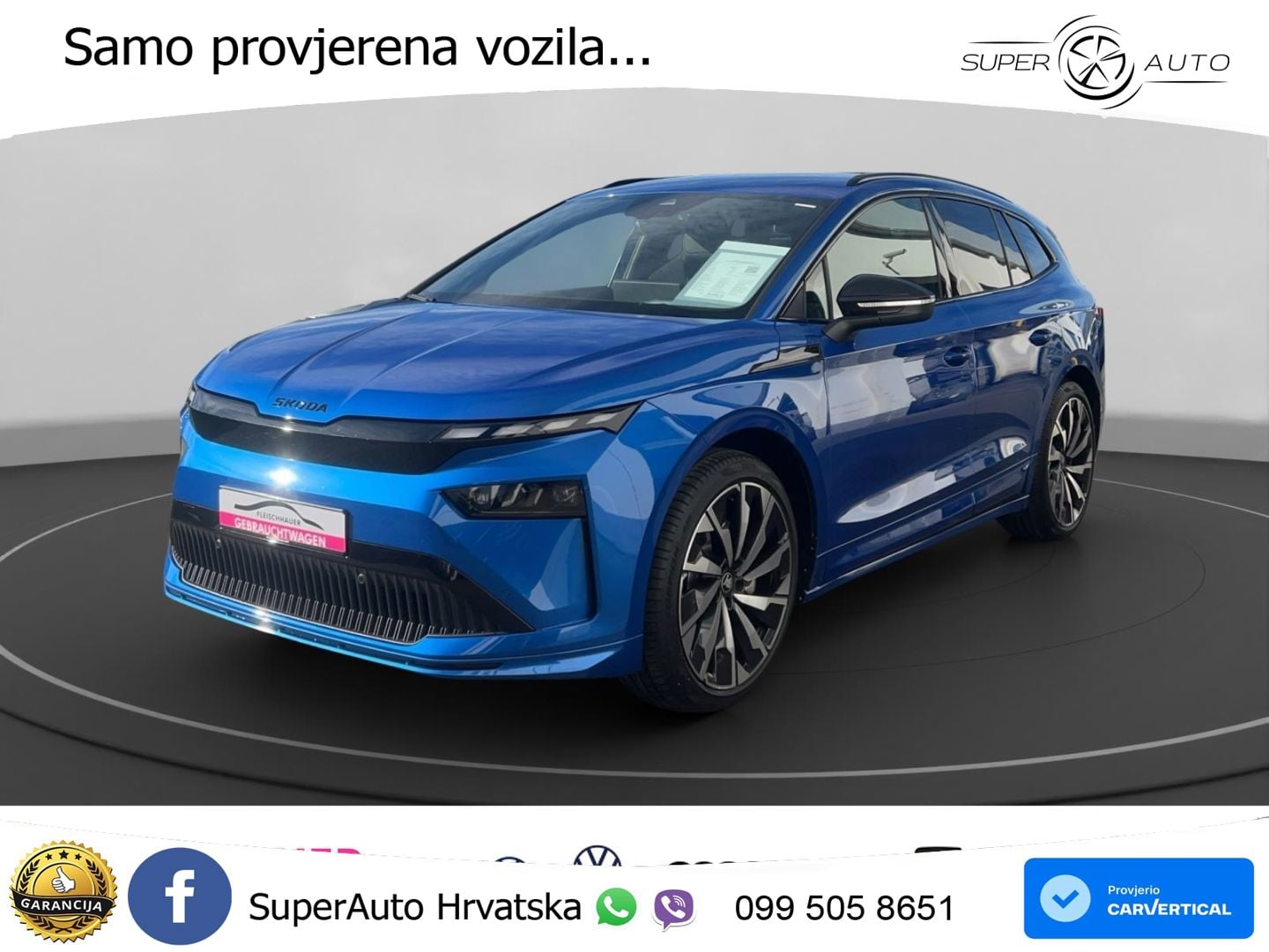 Škoda Enyaq iV 85 82 kWh (286 KS) SportLine LED+GR SJED+ACC
