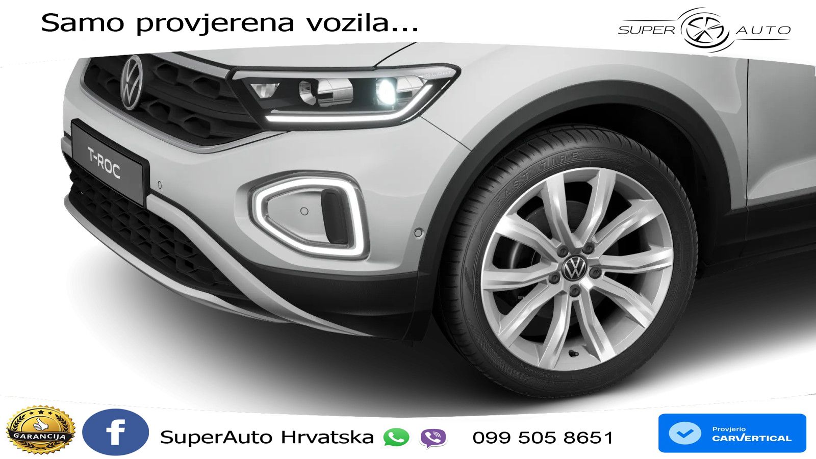 Volkswagen T-Roc 1.5 TSI (150 KS) DSG LED+GR SJED+ACC