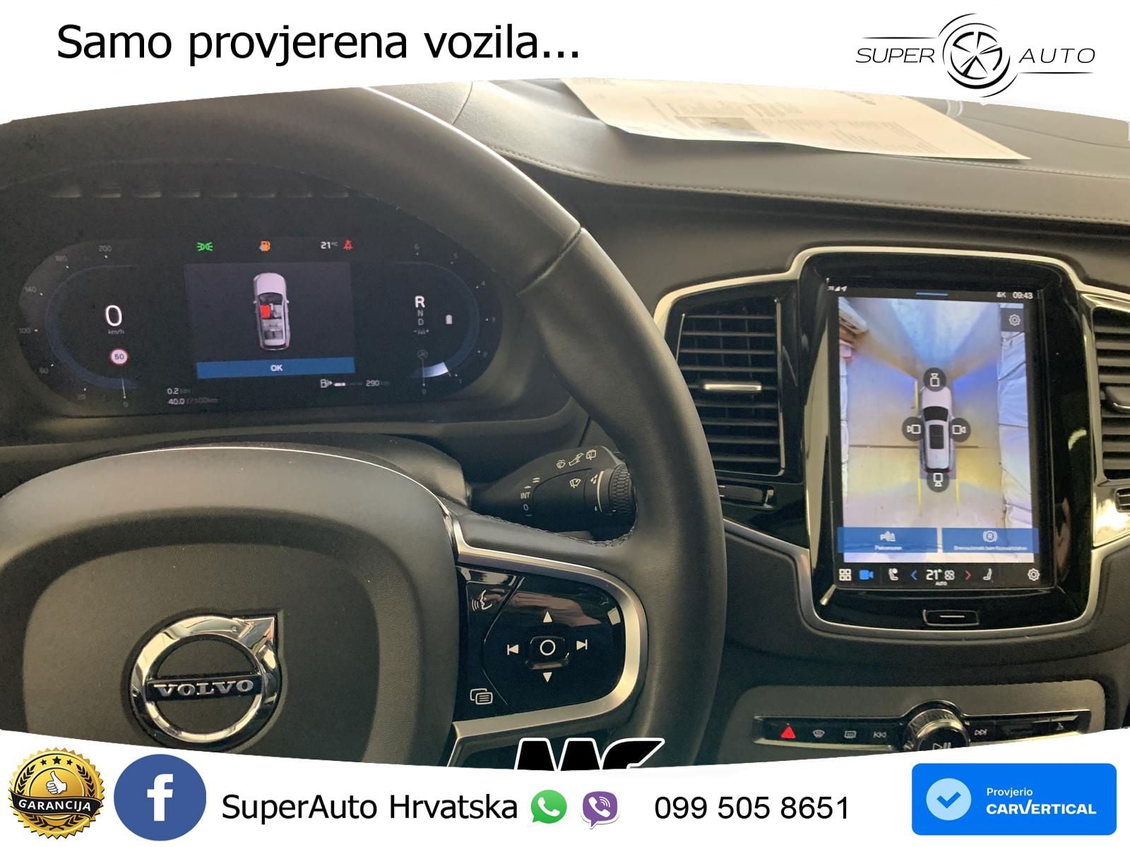 Volvo XC90 2.0 B5 Diesel AWD Automatic ACC+GR SJED+360+PANO