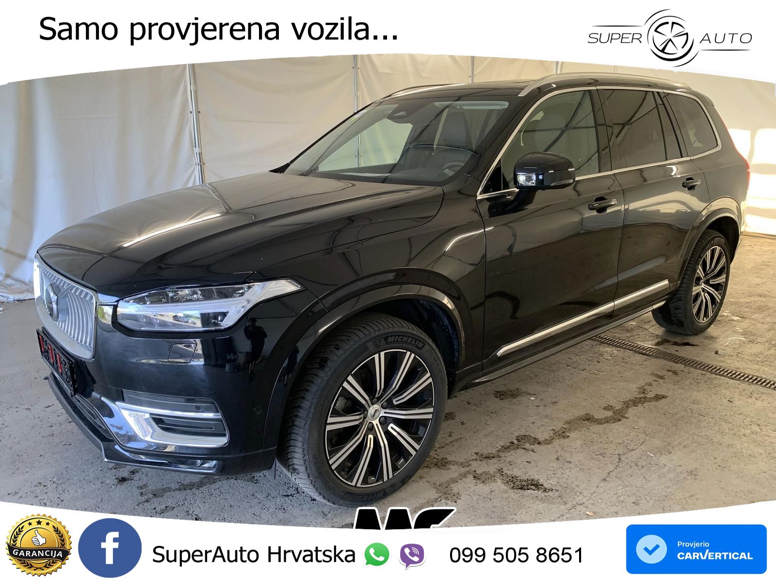 Volvo XC90 2.0 B5 Diesel AWD Automatic ACC+GR SJED+360+PANO