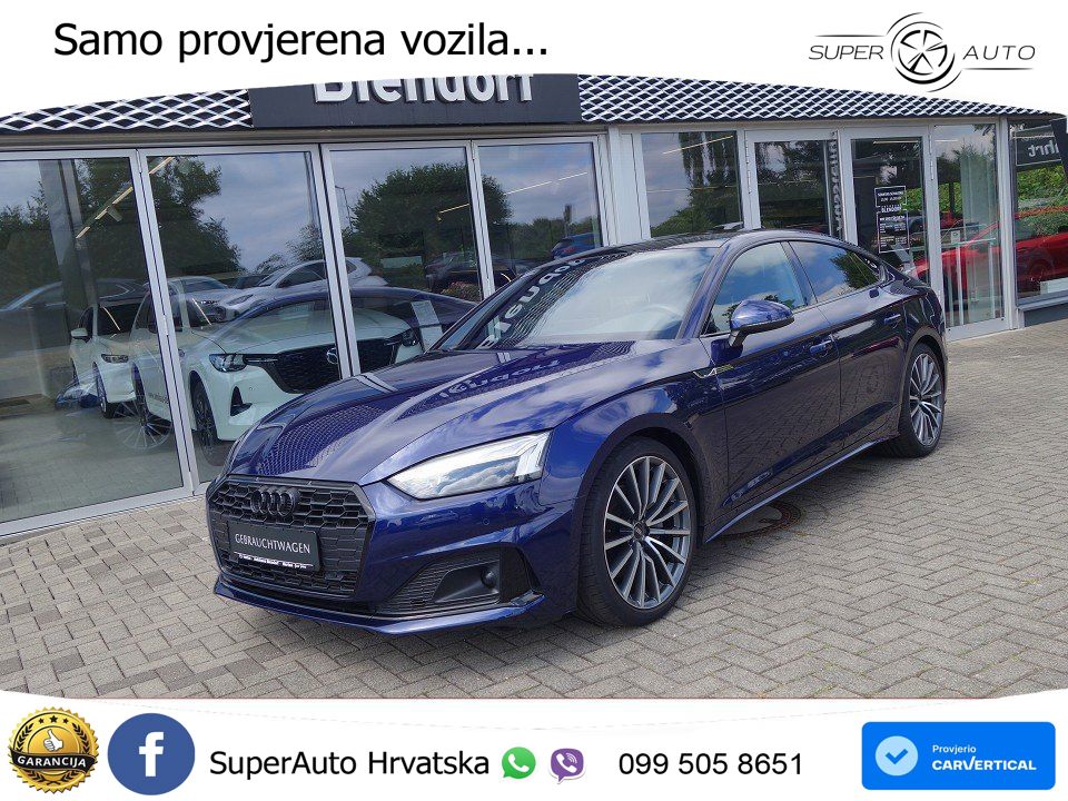 Audi A5 Sportback  40 TFSI (204 KS) S tronic advanced MATRIX+GR SJED+KAM