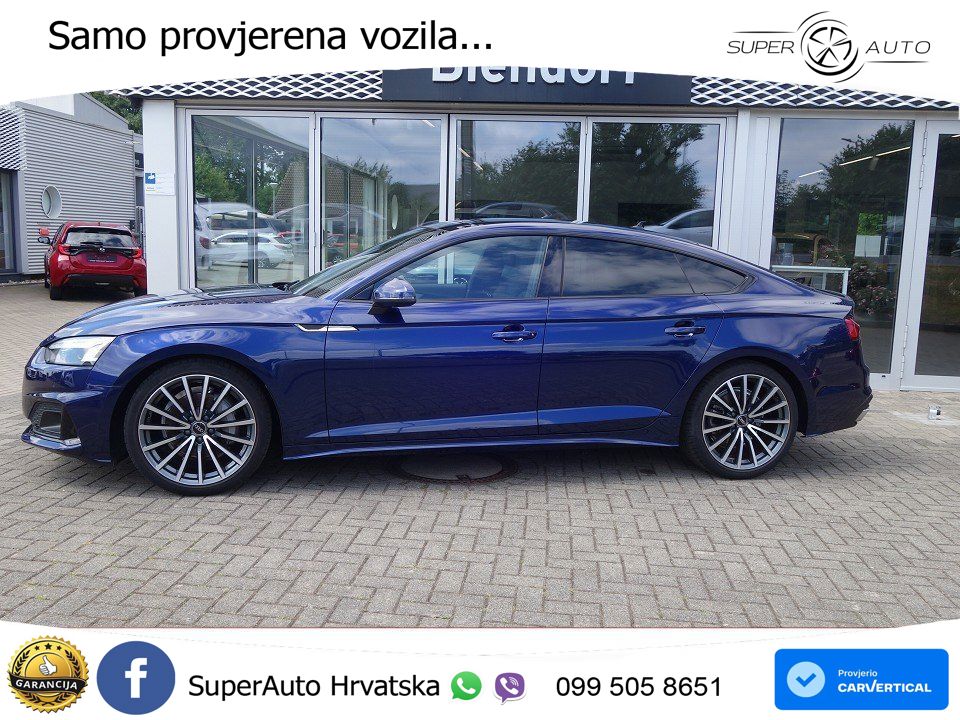 Audi A5 Sportback  40 TFSI (204 KS) S tronic advanced MATRIX+GR SJED+KAM