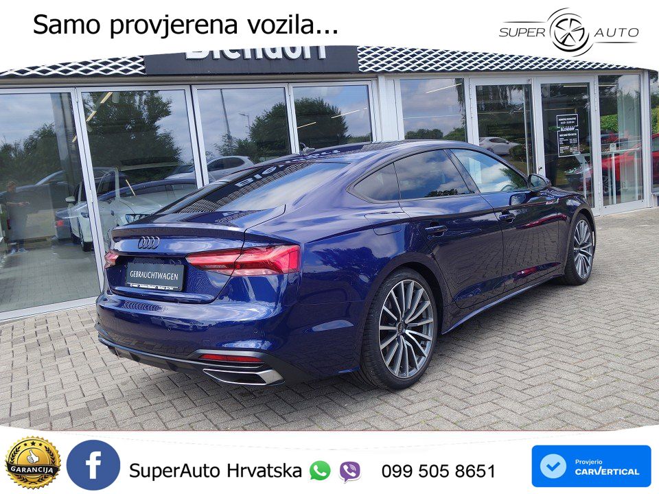 Audi A5 Sportback  40 TFSI (204 KS) S tronic advanced MATRIX+GR SJED+KAM