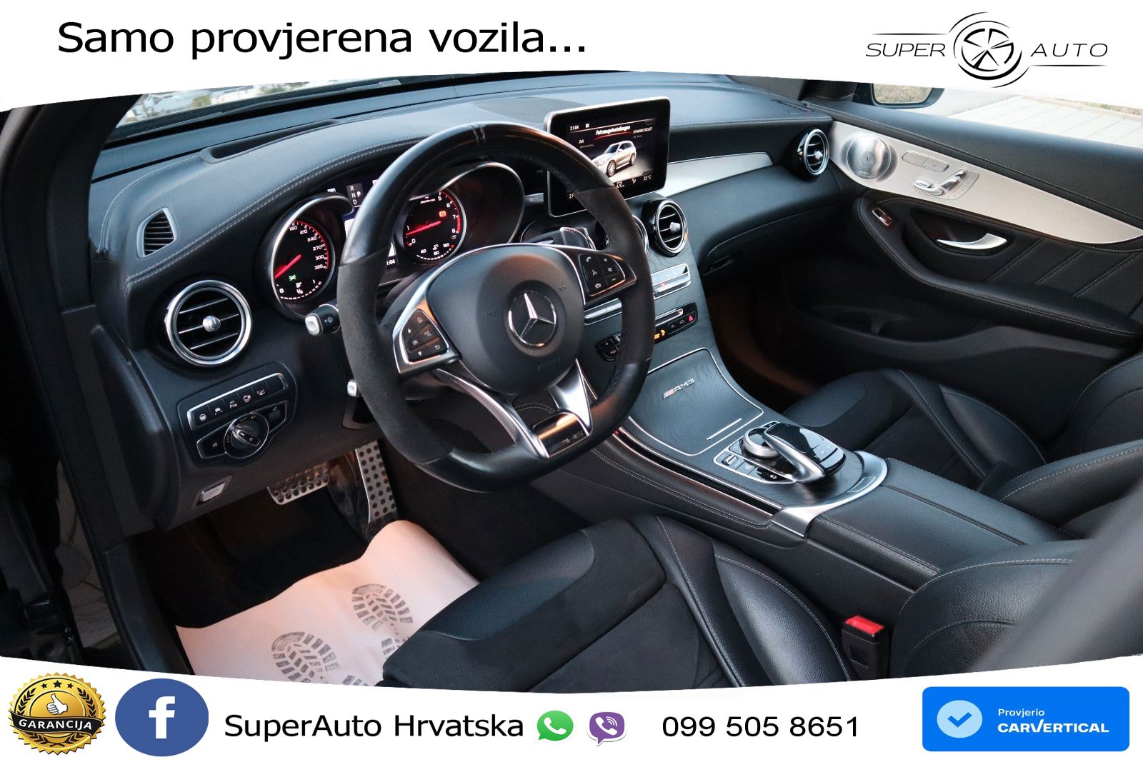 Mercedes AMG GLC 63 S V8 (510 KS) 4MATIC+ MCT LED+GR SJED+ACC