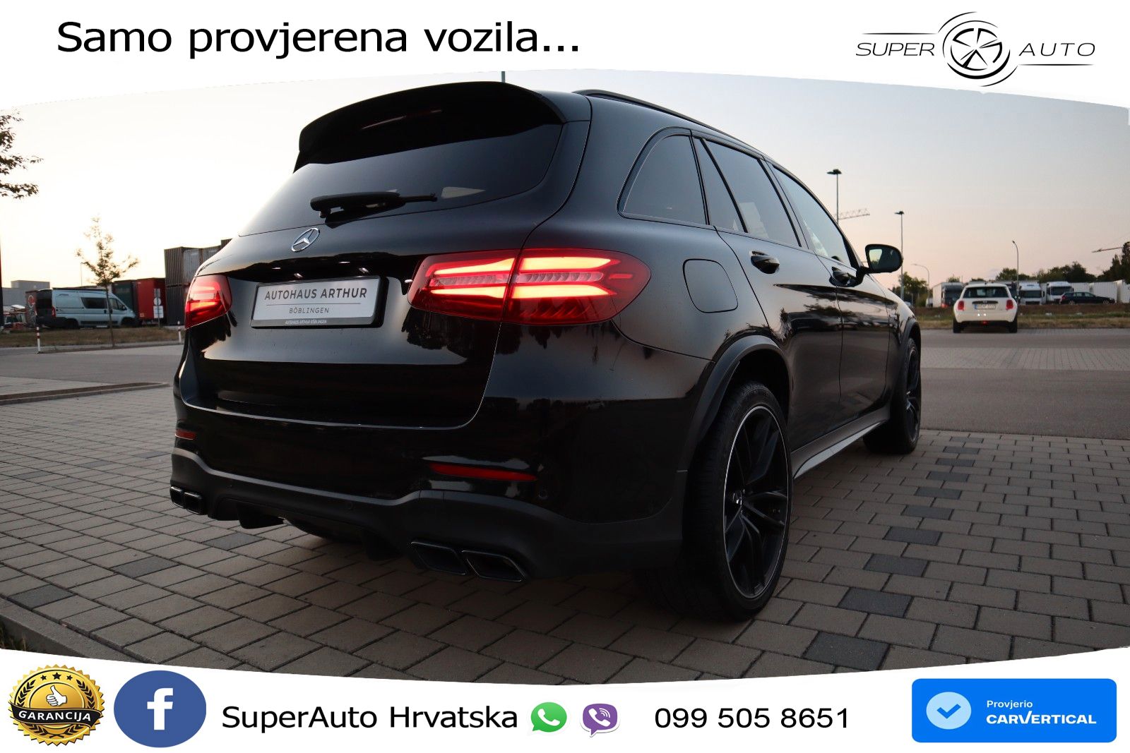 Mercedes AMG GLC 63 S V8 (510 KS) 4MATIC+ MCT LED+GR SJED+ACC