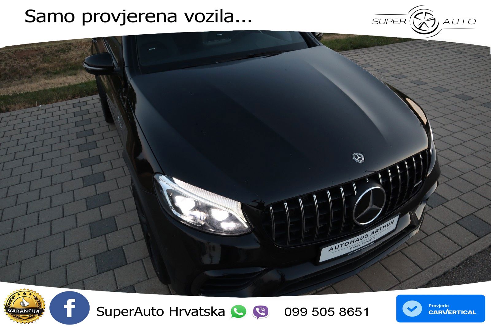 Mercedes AMG GLC 63 S V8 (510 KS) 4MATIC+ MCT LED+GR SJED+ACC