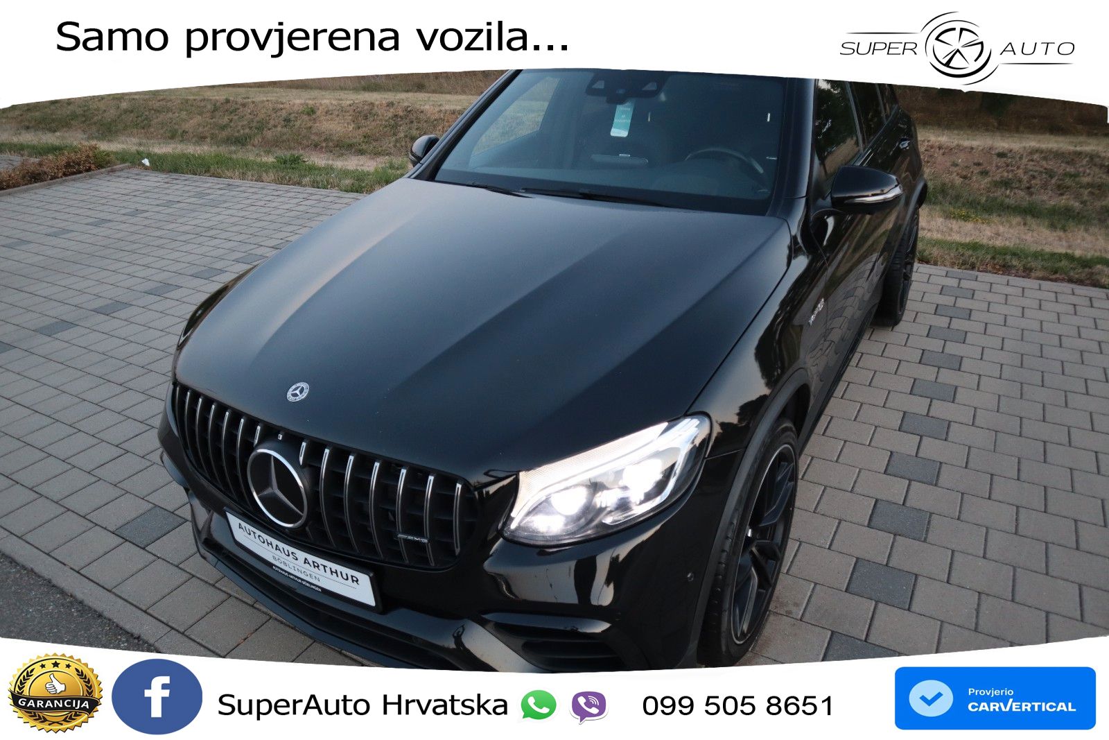 Mercedes AMG GLC 63 S V8 (510 KS) 4MATIC+ MCT LED+GR SJED+ACC