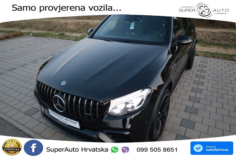 Mercedes AMG GLC 63 S V8 (510 KS) 4MATIC+ MCT LED+GR SJED+ACC