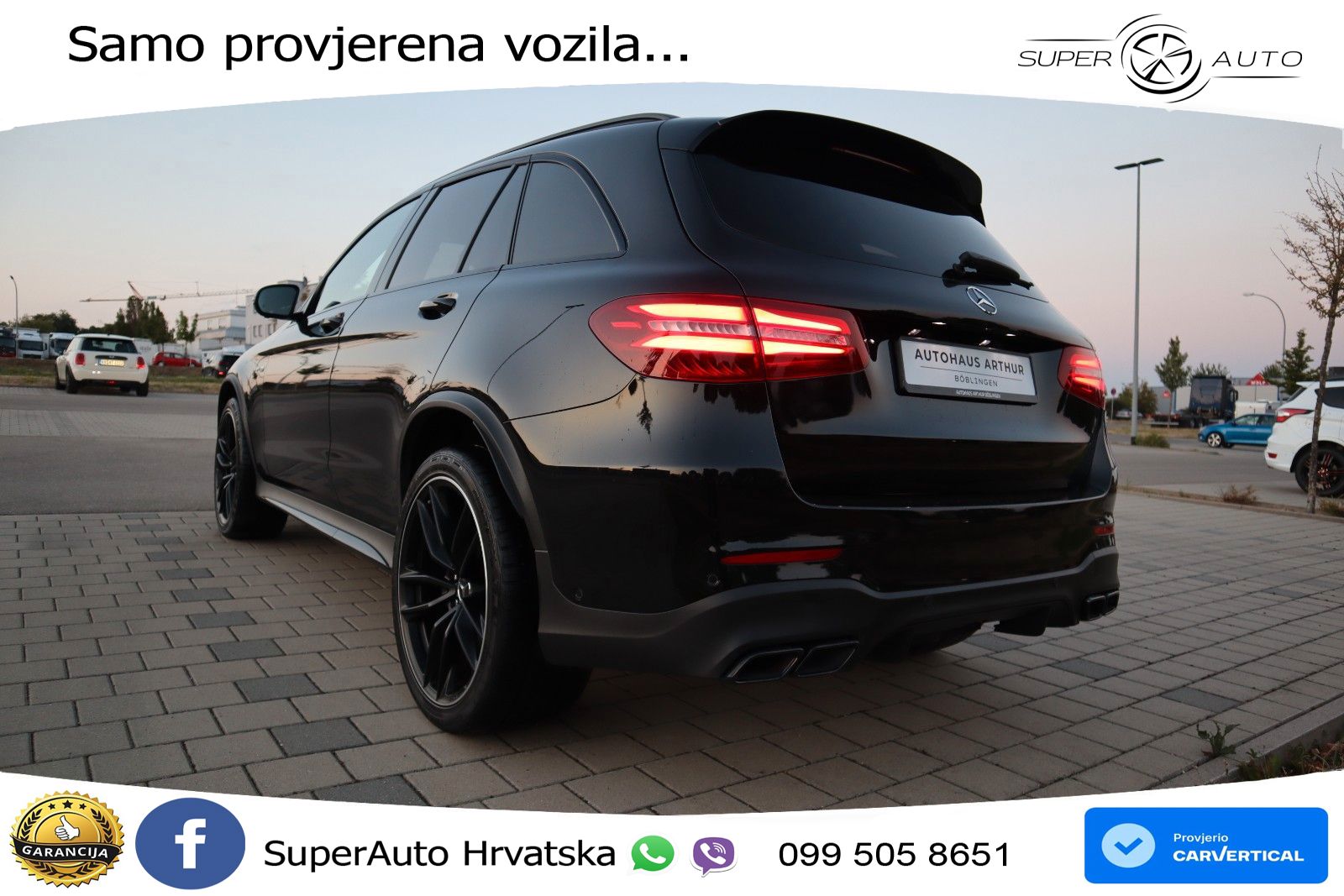 Mercedes AMG GLC 63 S V8 (510 KS) 4MATIC+ MCT LED+GR SJED+ACC