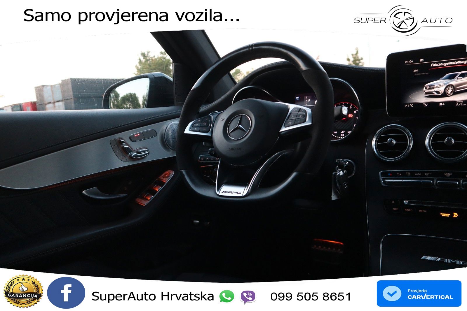 Mercedes AMG GLC 63 S V8 (510 KS) 4MATIC+ MCT LED+GR SJED+ACC