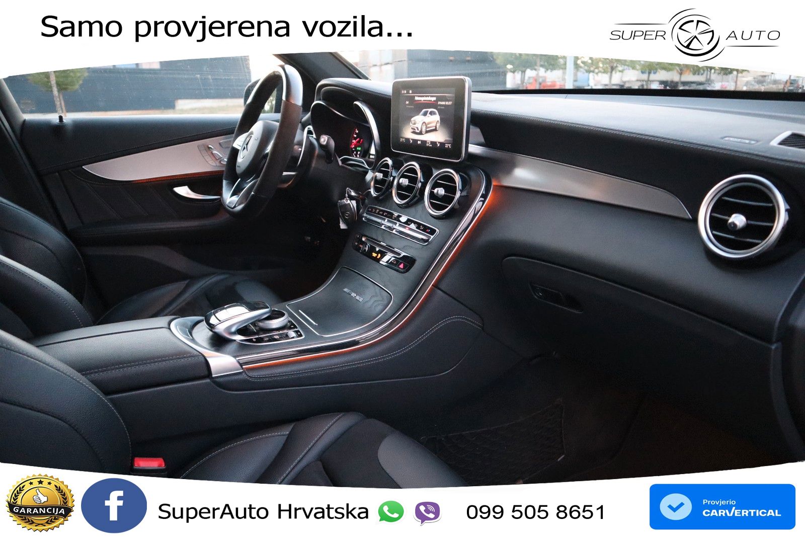 Mercedes AMG GLC 63 S V8 (510 KS) 4MATIC+ MCT LED+GR SJED+ACC