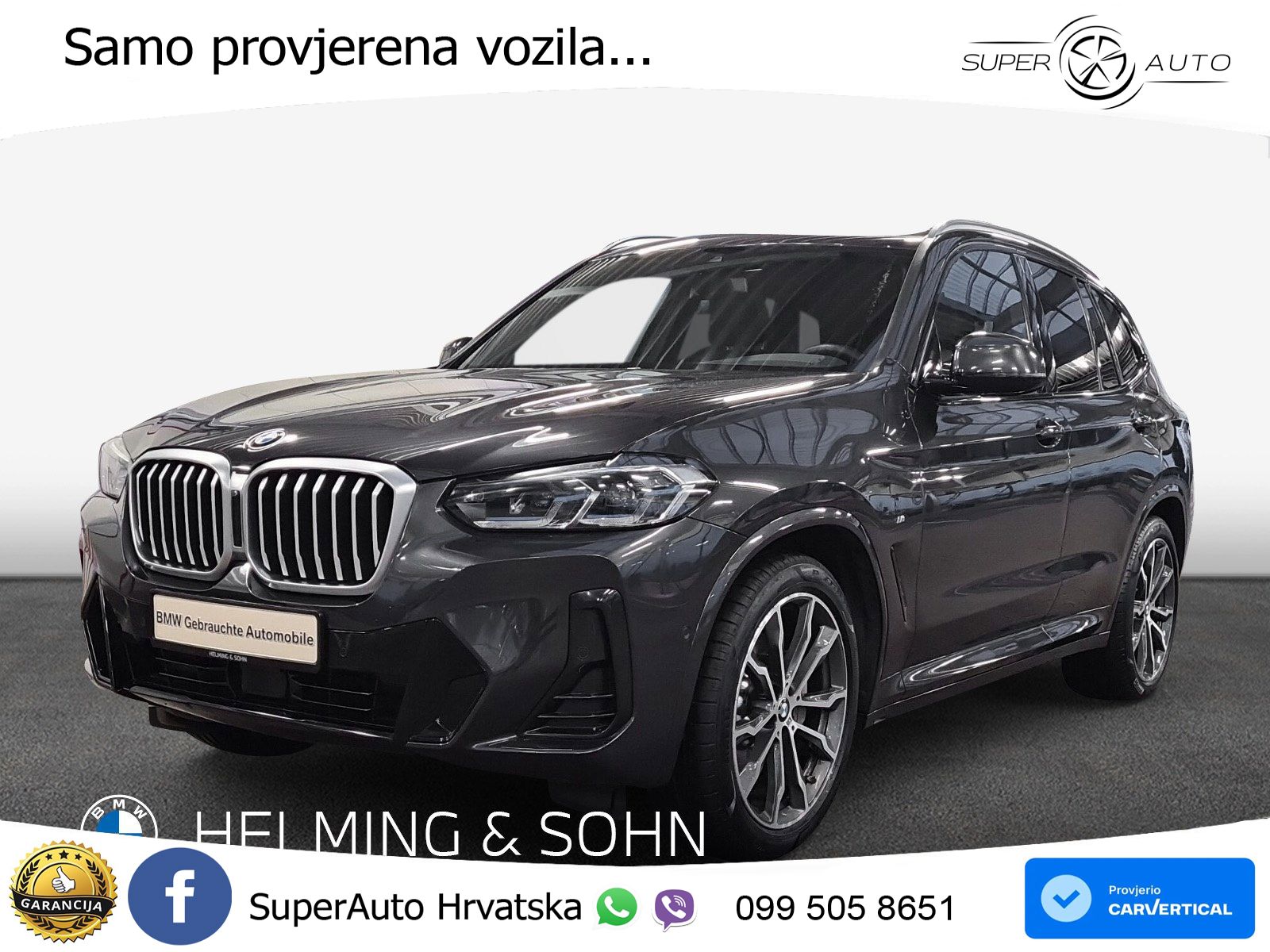 BMW X3 30d xDrive Steptronic M Sport LED+GR SJED+ACC