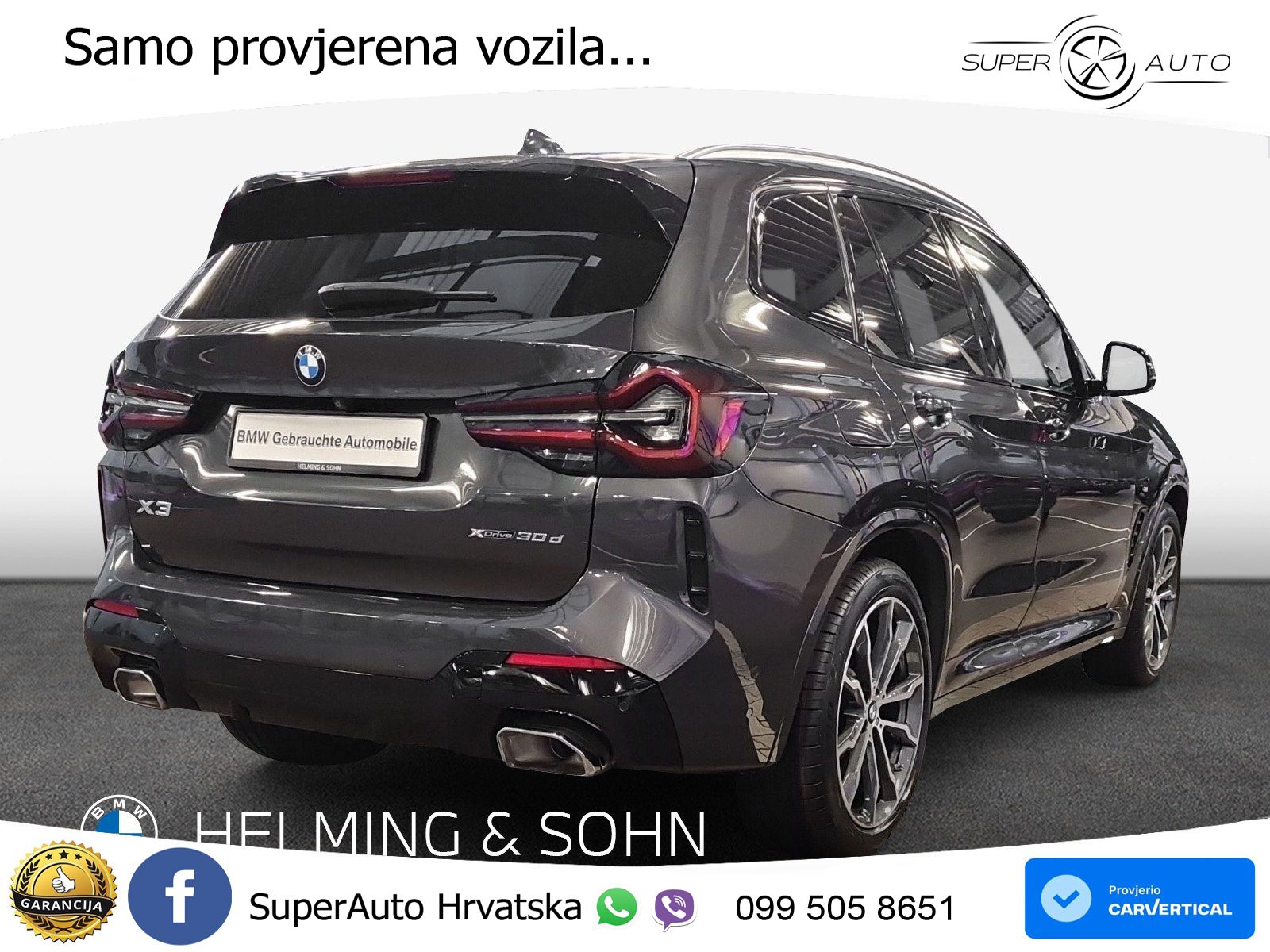 BMW X3 30d xDrive Steptronic M Sport LED+GR SJED+ACC
