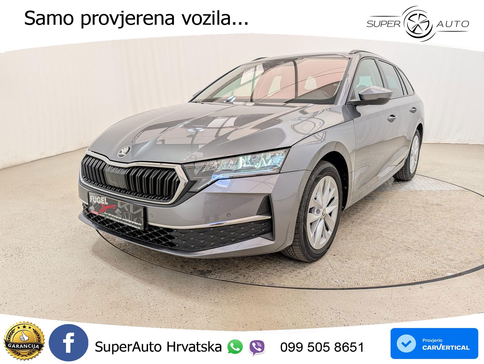 Škoda Octavia Combi 2.0 TDI (150 KS) DSG Selection LED+GR SJED+ACC