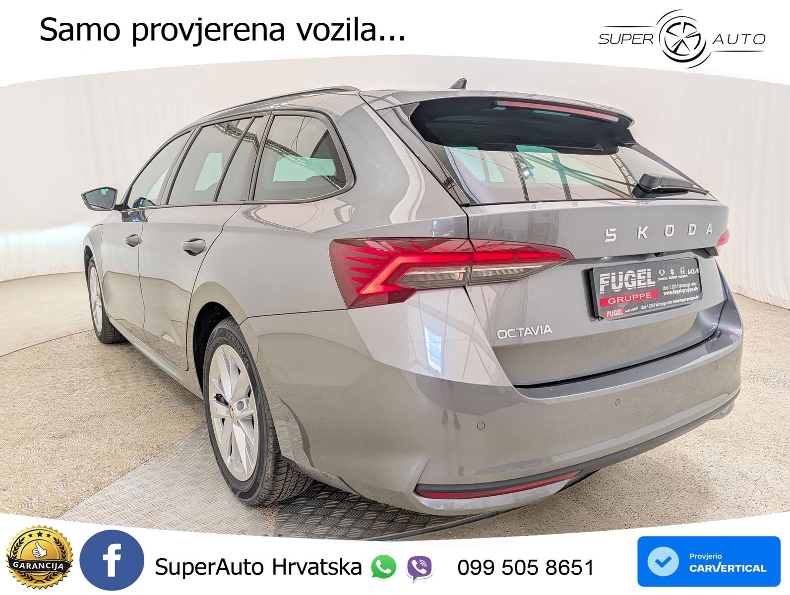 Škoda Octavia Combi 2.0 TDI (150 KS) DSG Selection LED+GR SJED+ACC