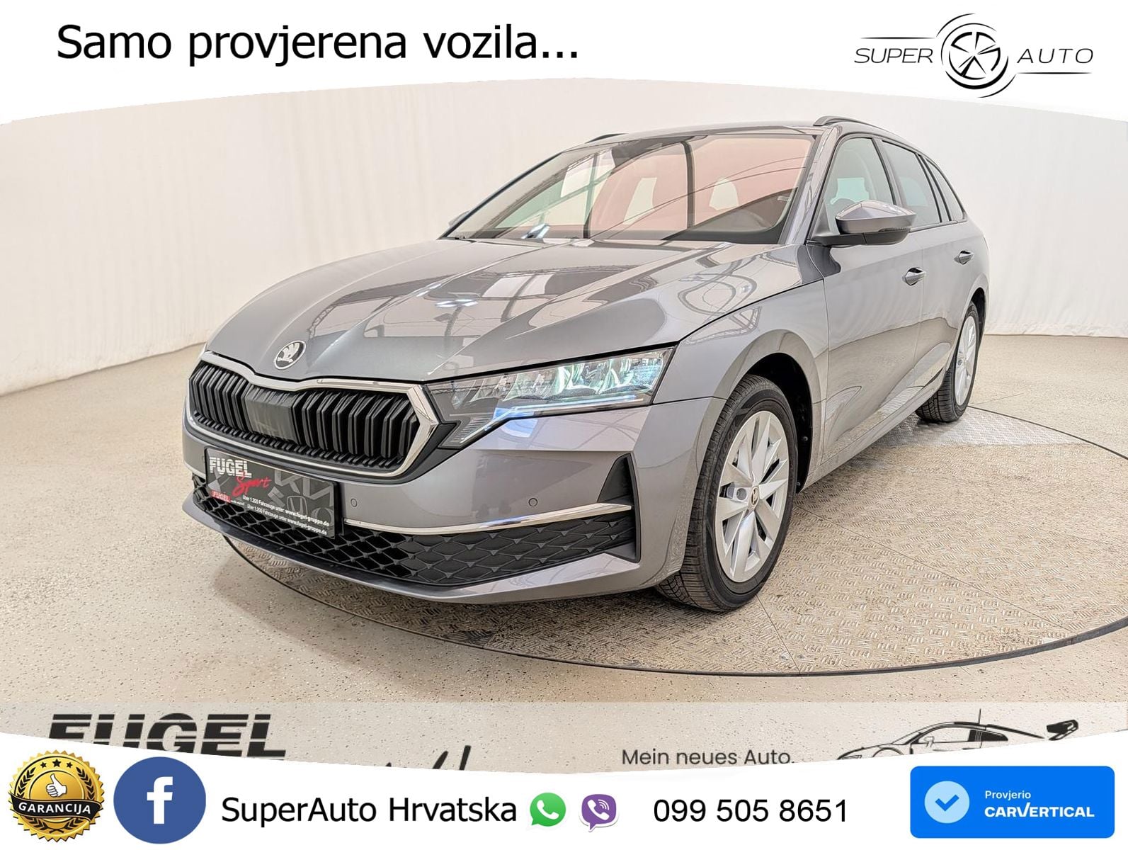Škoda Octavia Combi 2.0 TDI (150 KS) DSG Selection LED+GR SJED+ACC