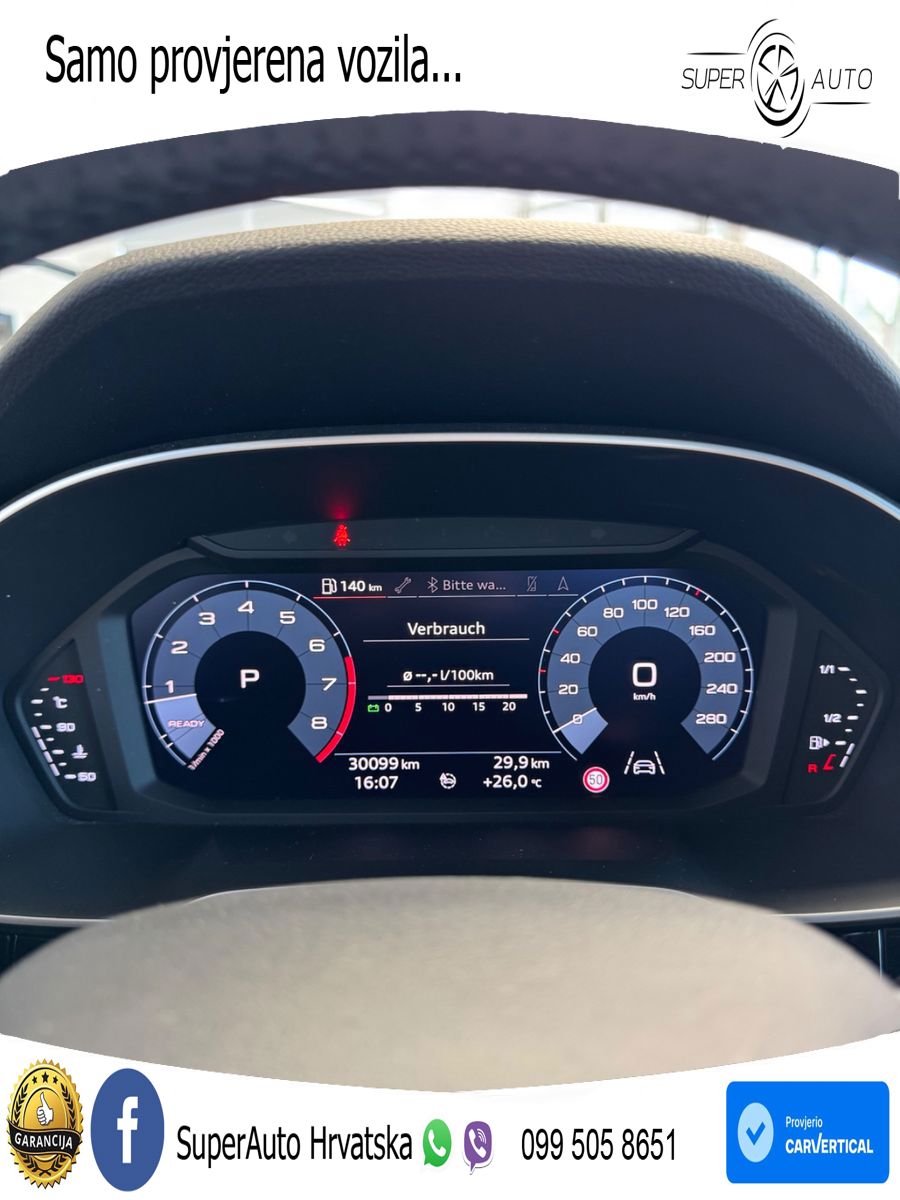 Audi Q3 35 TFSI (150 KS) S tronic advanced LED+GR SJED+ACC