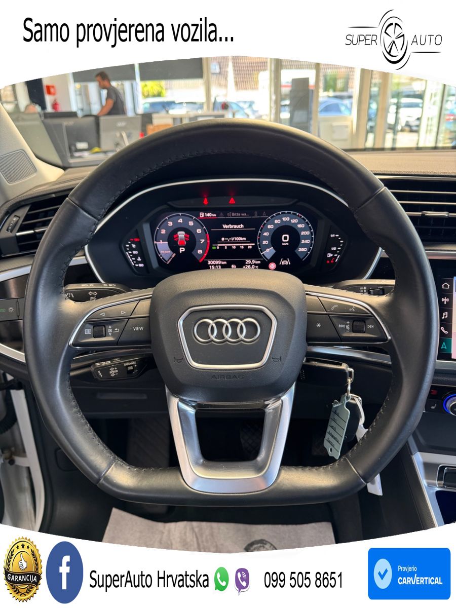Audi Q3 35 TFSI (150 KS) S tronic advanced LED+GR SJED+ACC