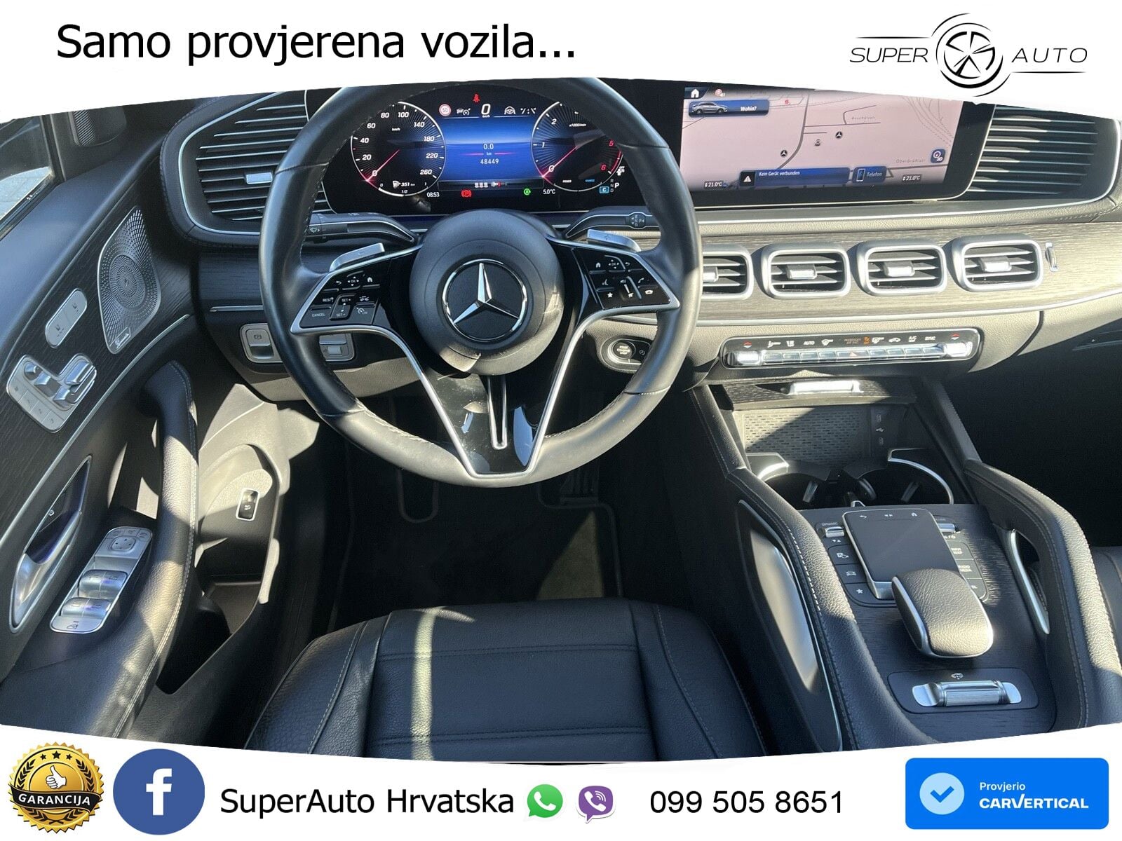 Mercedes GLE 450d (367 KS) EQ Boost 4MATIC 9G-TRONIC AMG ZRAČNI+ACC+GR SJED+KAM+PANO