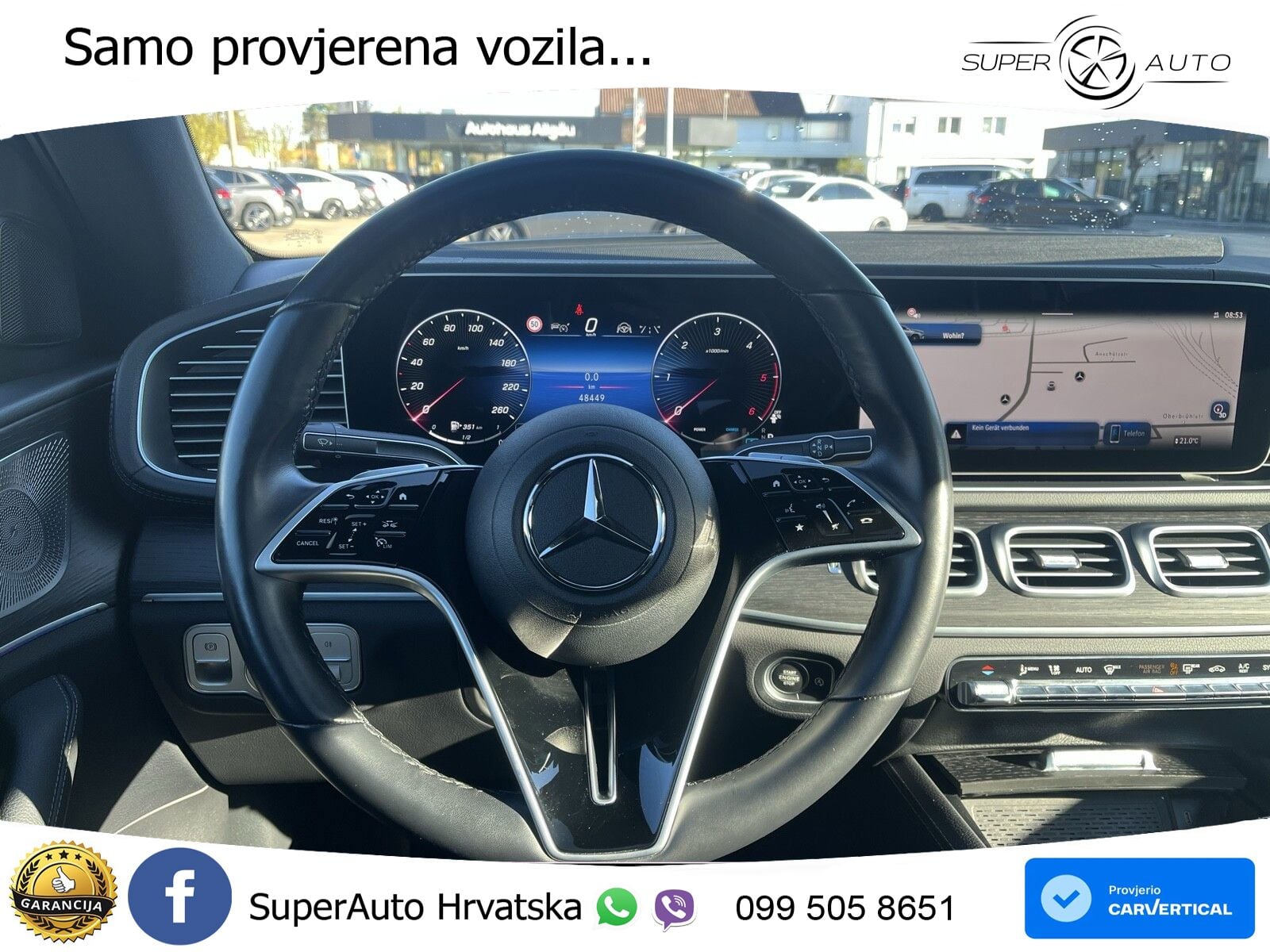 Mercedes GLE 450d (367 KS) EQ Boost 4MATIC 9G-TRONIC AMG ZRAČNI+ACC+GR SJED+KAM+PANO