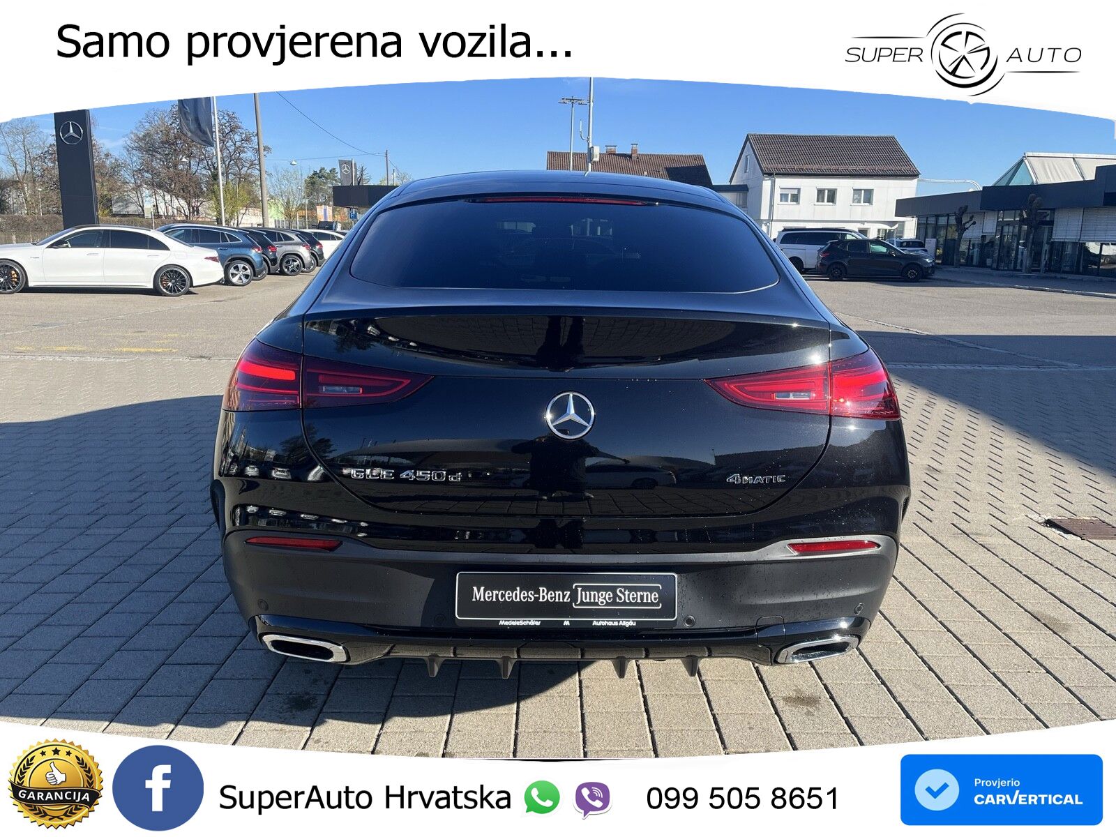 Mercedes GLE 450d (367 KS) EQ Boost 4MATIC 9G-TRONIC AMG ZRAČNI+ACC+GR SJED+KAM+PANO