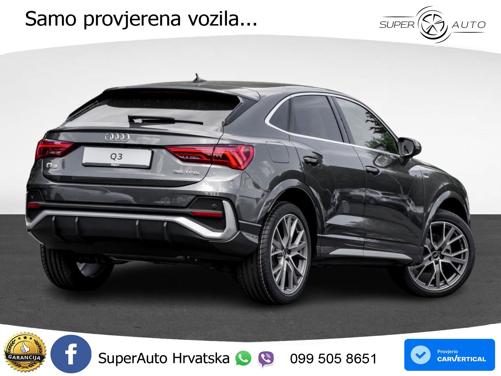 Audi Q3 II Sportback 35 TFSI (150 KS) S tronic S line LED+GR SJED+ACC