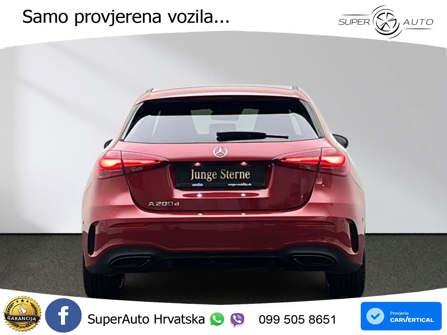 Mercedes-Benz A 200d 8G-DCT AMG LED+GR SJED+ACC