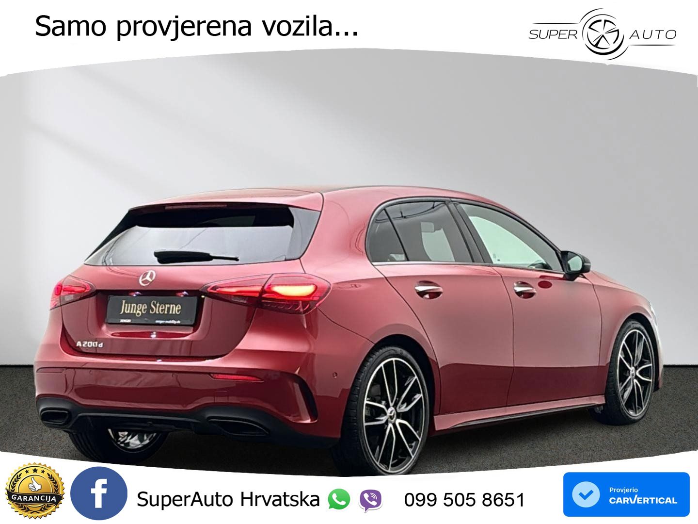 Mercedes-Benz A 200d 8G-DCT AMG LED+GR SJED+ACC