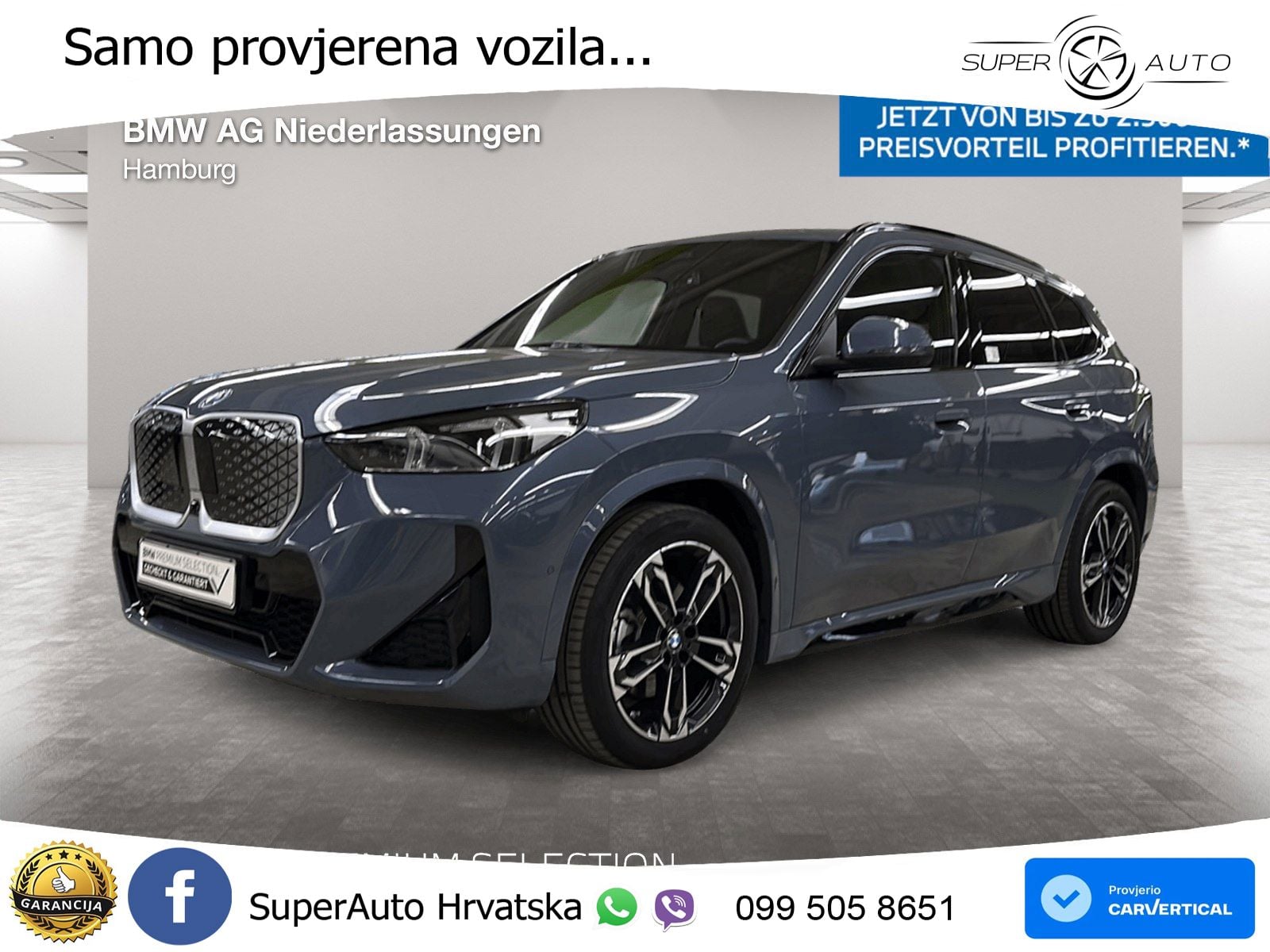 BMW iX1 68 kWh (313 KS) xDrive30 M Sport