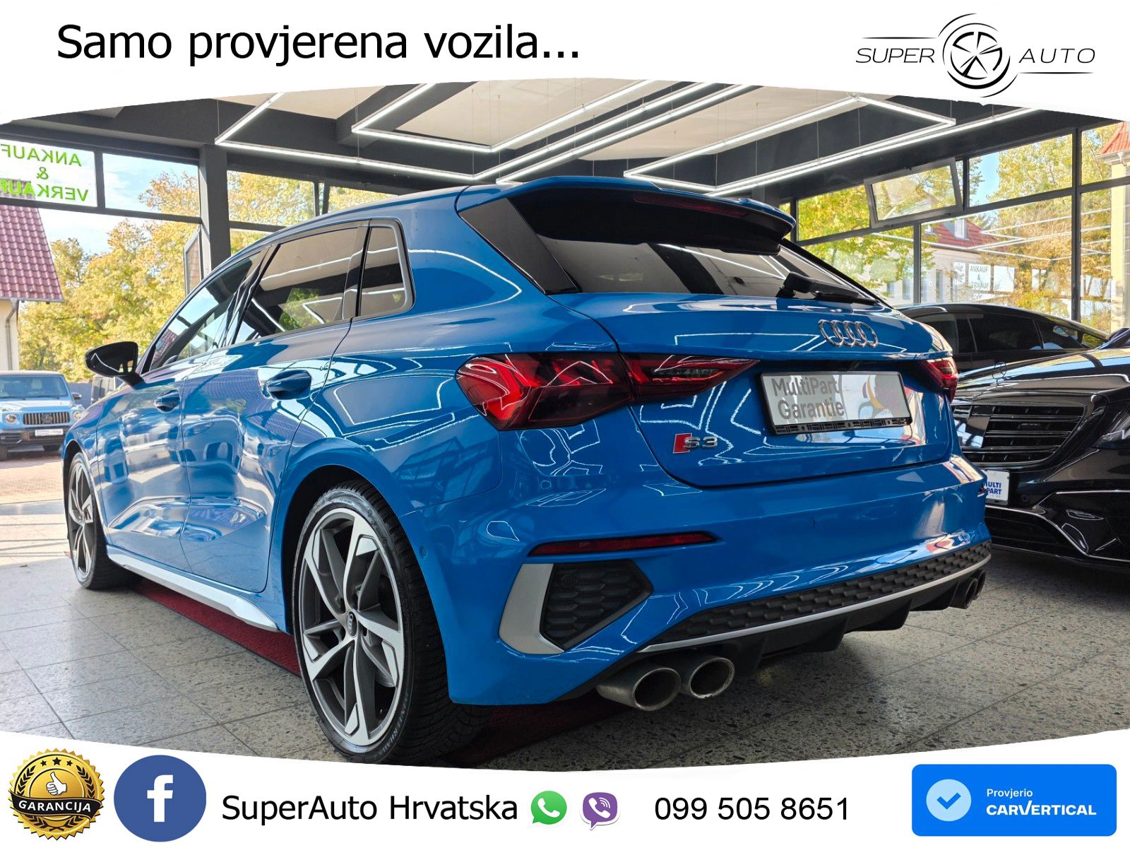 Audi S3 2.0 TFSI (310 KS) quattro S tronic LED+GR SJED+ACC