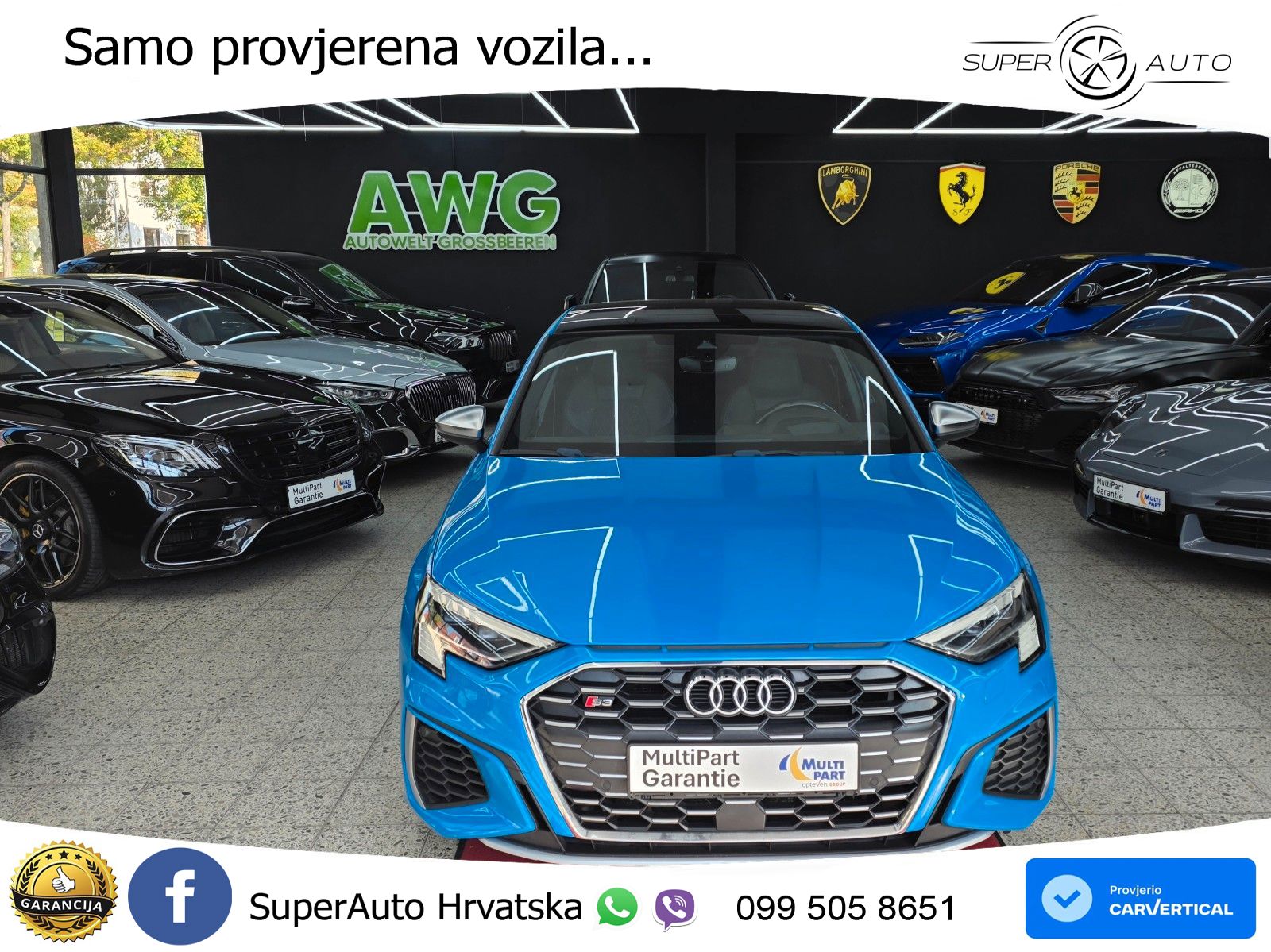 Audi S3 2.0 TFSI (310 KS) quattro S tronic LED+GR SJED+ACC