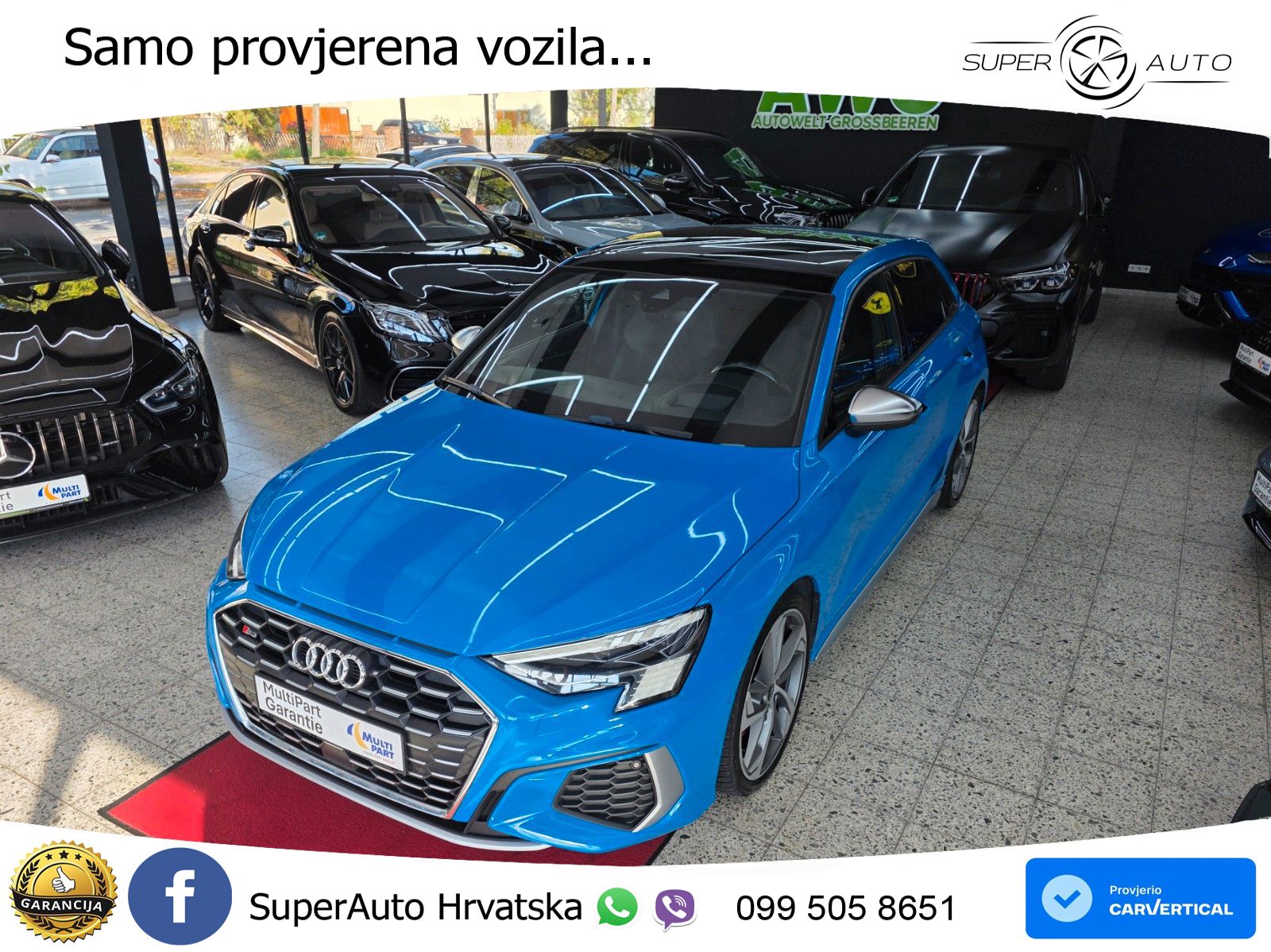 Audi S3 2.0 TFSI (310 KS) quattro S tronic LED+GR SJED+ACC