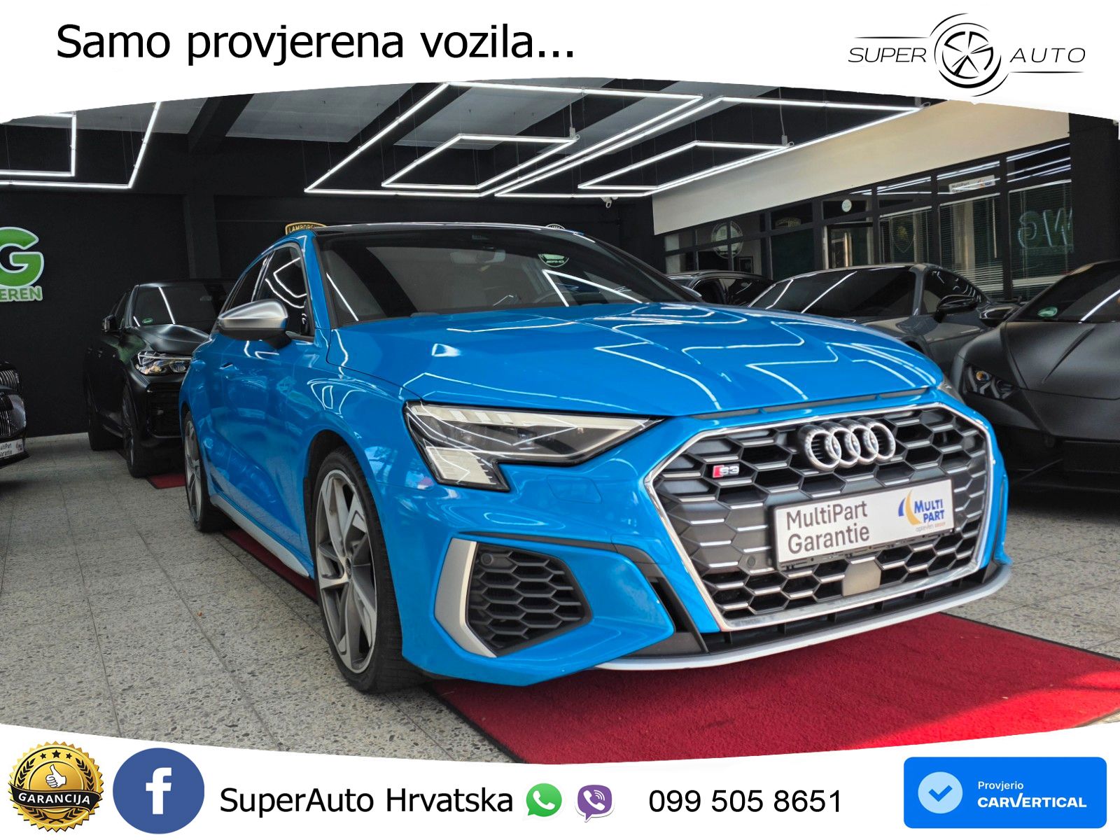 Audi S3 2.0 TFSI (310 KS) quattro S tronic LED+GR SJED+ACC