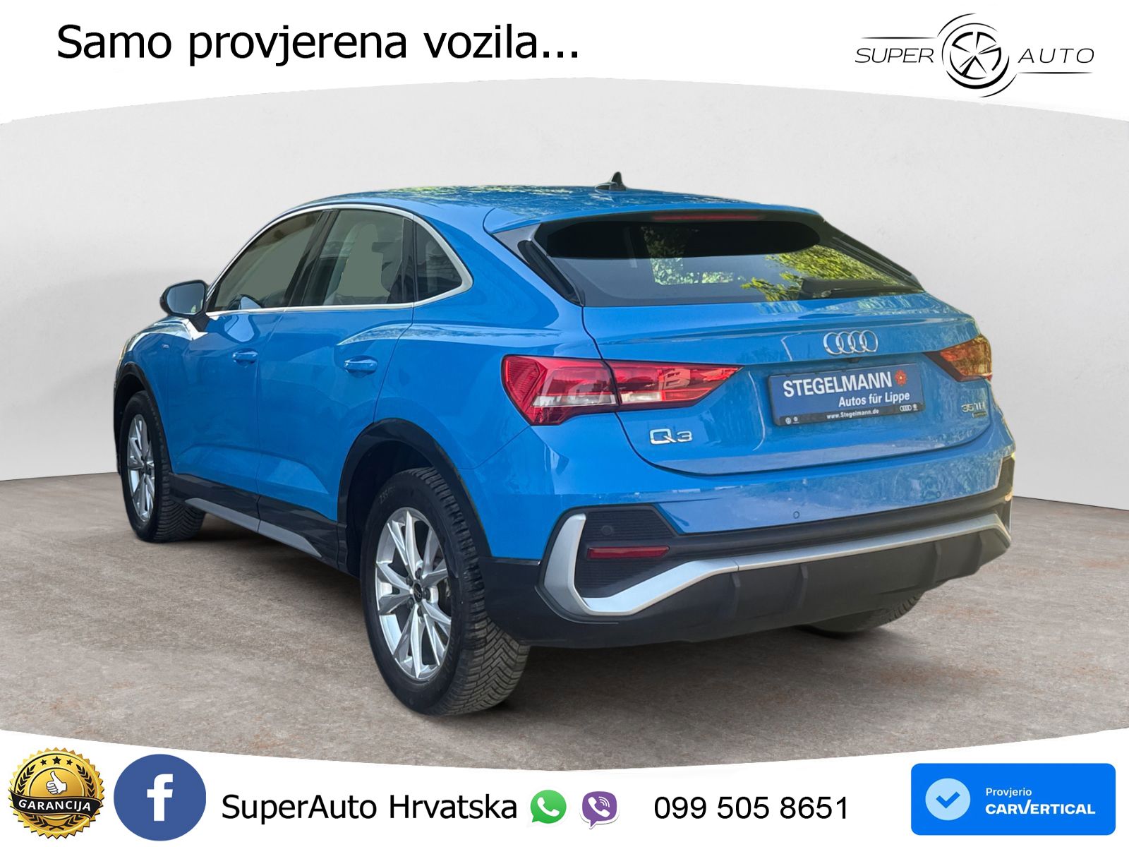Audi Q3 Sportback 35 TDI (150 KS) quattro S tronic S line