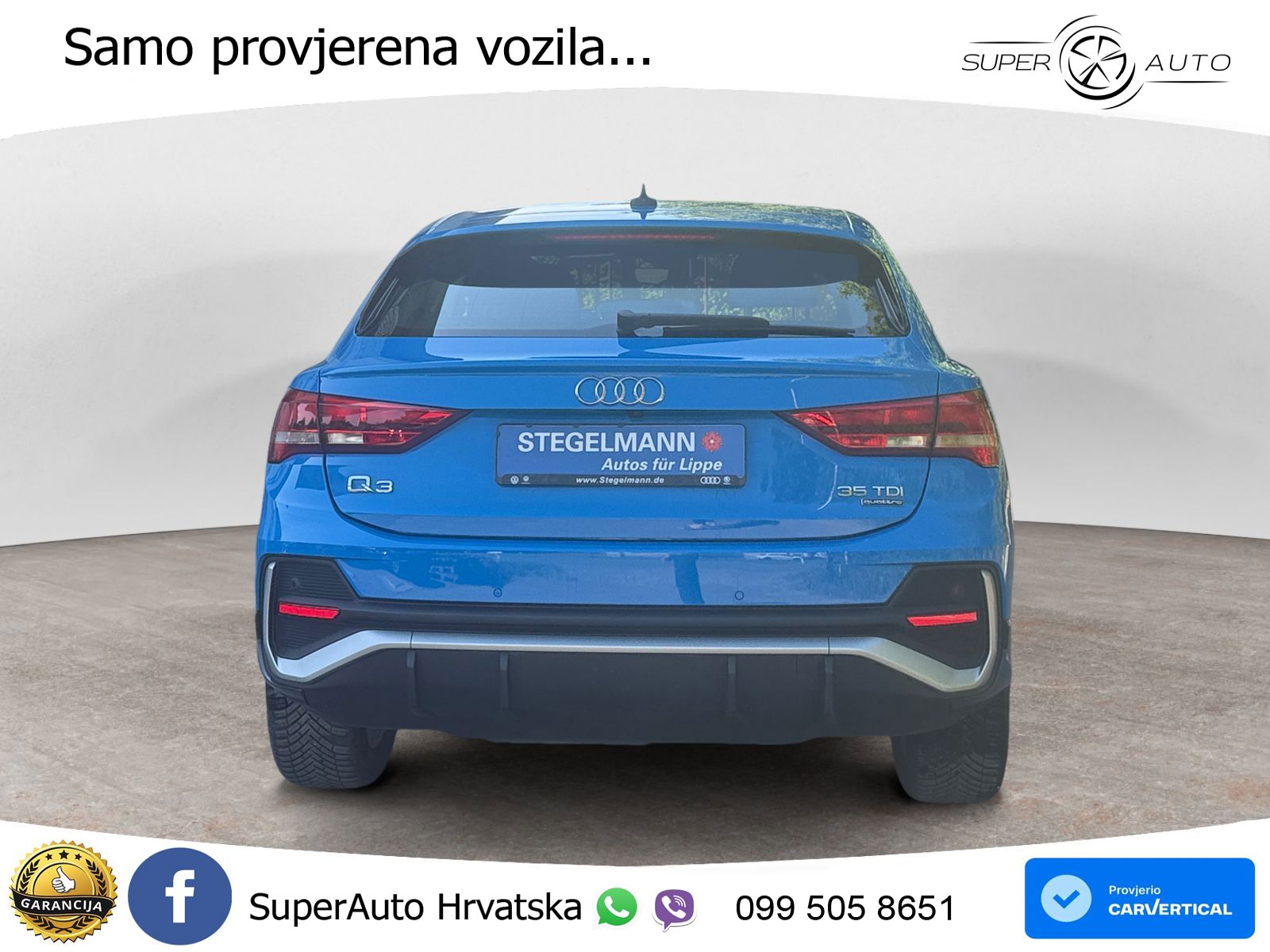 Audi Q3 Sportback 35 TDI (150 KS) quattro S tronic S line