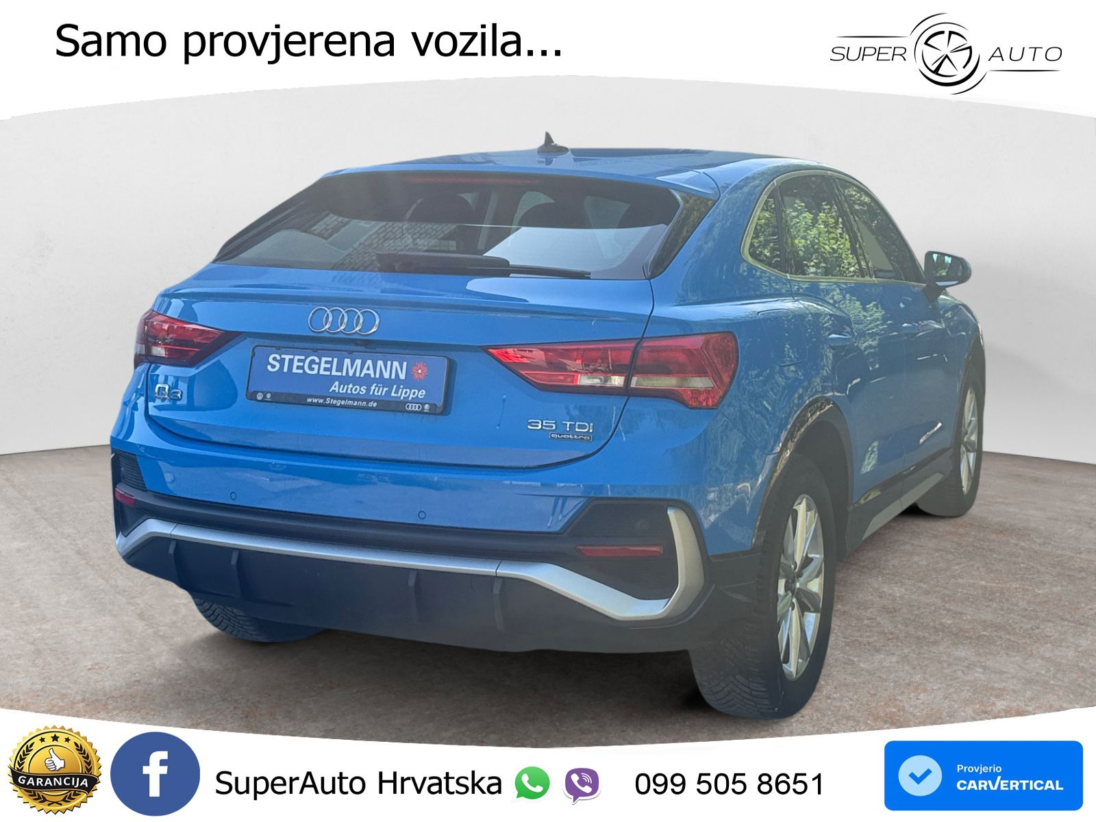 Audi Q3 Sportback 35 TDI (150 KS) quattro S tronic S line