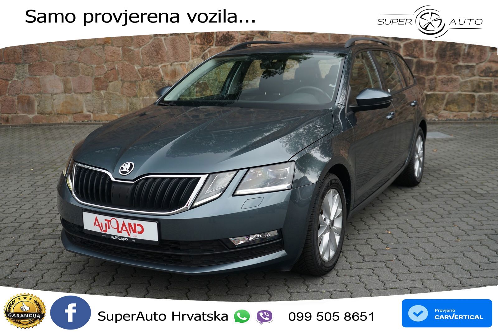 Škoda Octavia Combi 1.5 TSI (150 KS) LED+GR SJED+ACC
