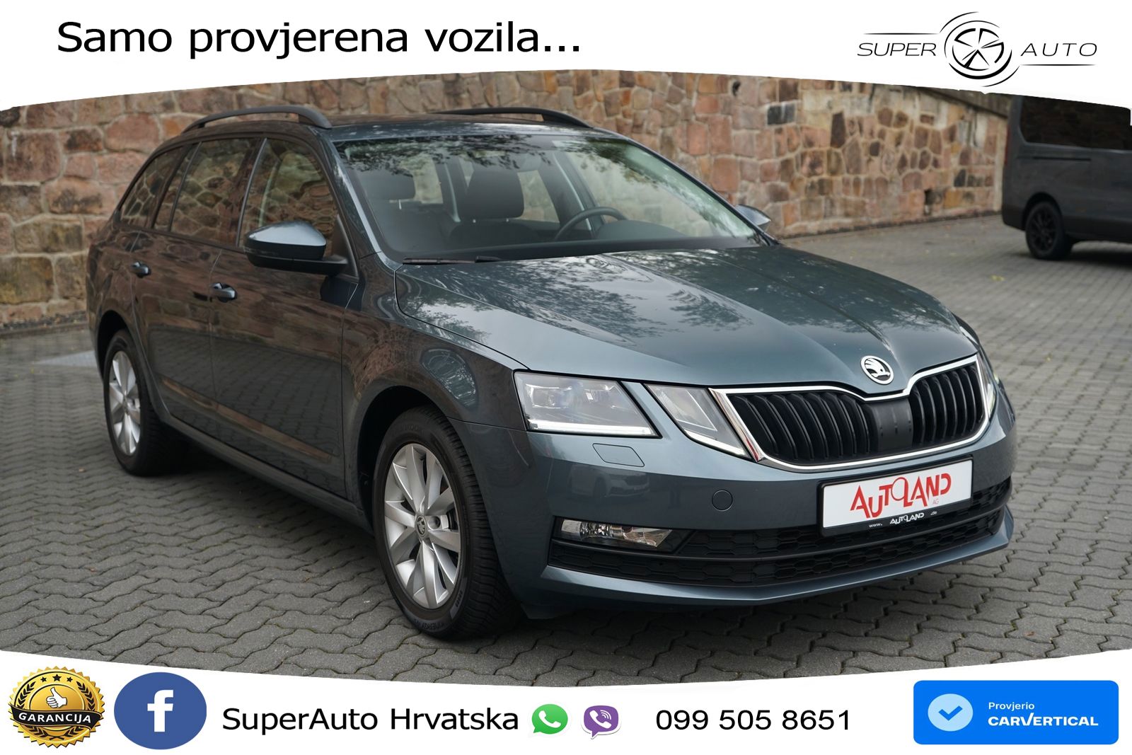 Škoda Octavia Combi 1.5 TSI (150 KS) LED+GR SJED+ACC