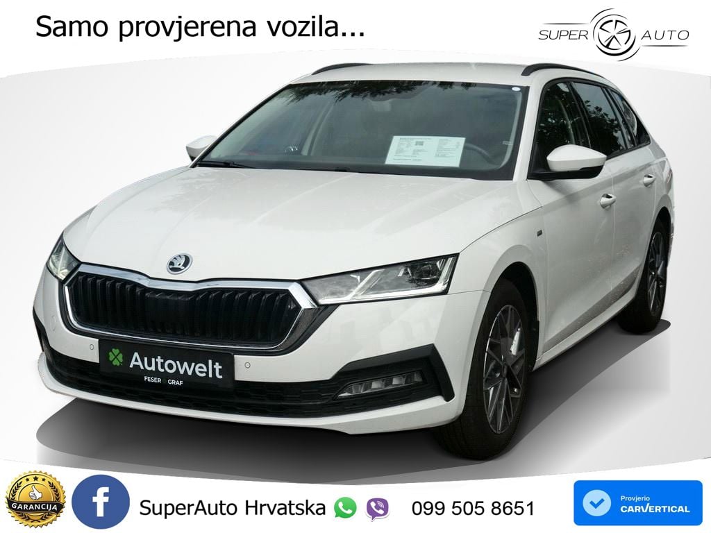 Škoda Octavia Combi 2.0 TDI (150 KS) 4x4 DSG LED+GR SJED+ACC