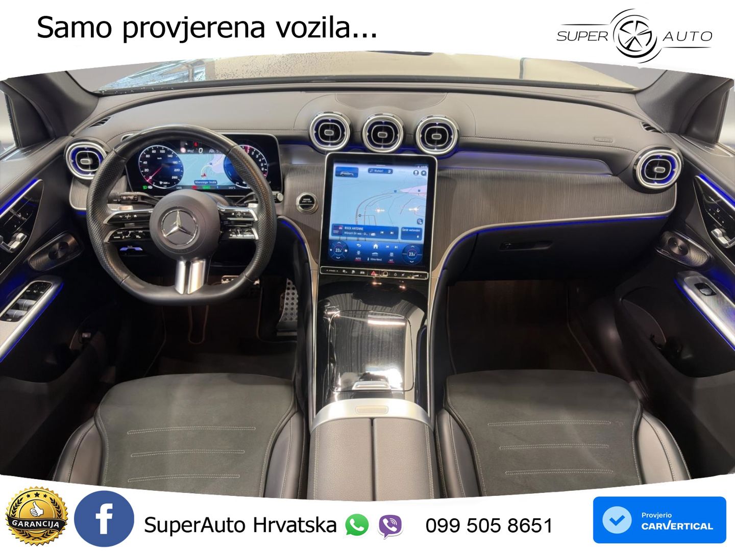 Mercedes GLC 300e (320 KS) 4MATIC 9G-TRONIC AMG ZRAČNI+ACC+GR SJED+360+PANO