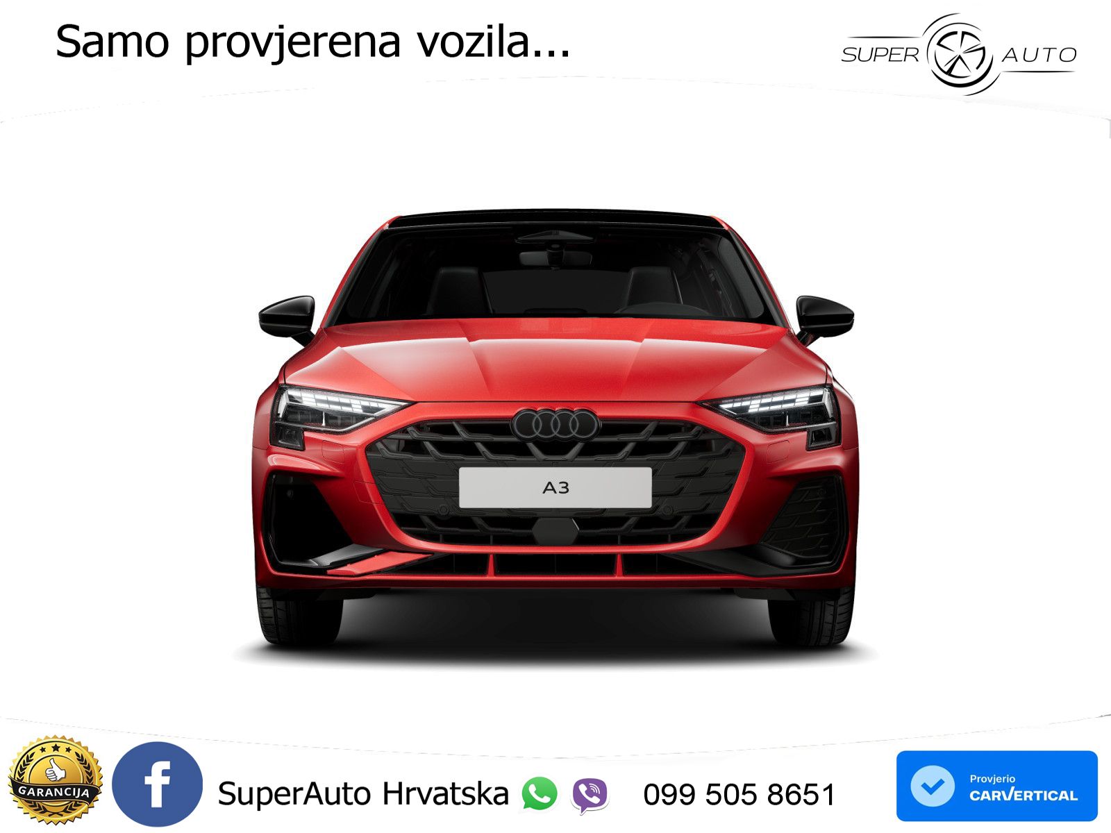 Audi A3 45 TFSIe (272 KS) S tronic 2x S line LED+GR SJED+ACC