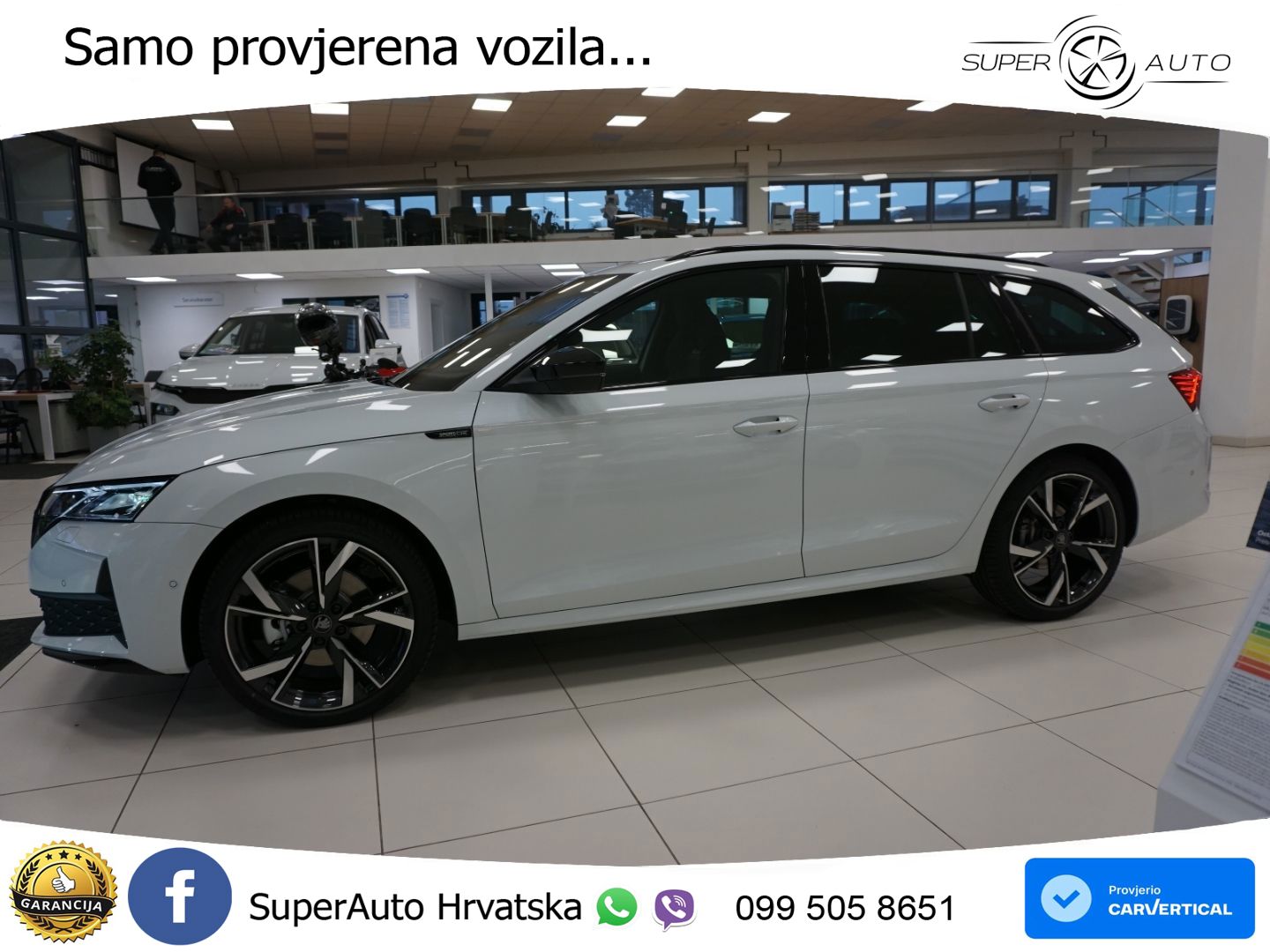 Škoda Octavia Combi 2.0 TSI (204 KS) 4x4 DSG SportLine LED+GR SJED+ACC